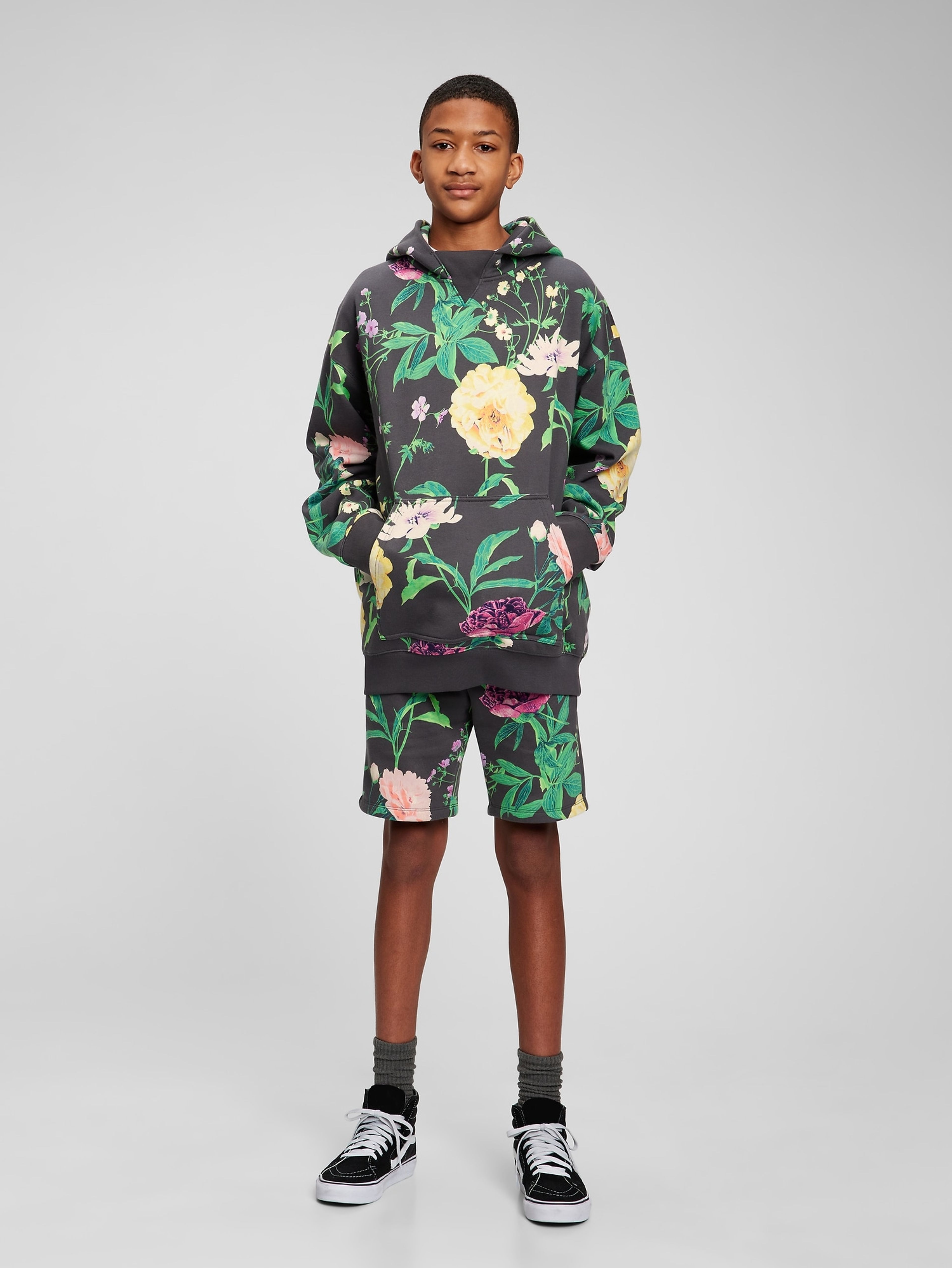 Teen-Sweatshirt floral