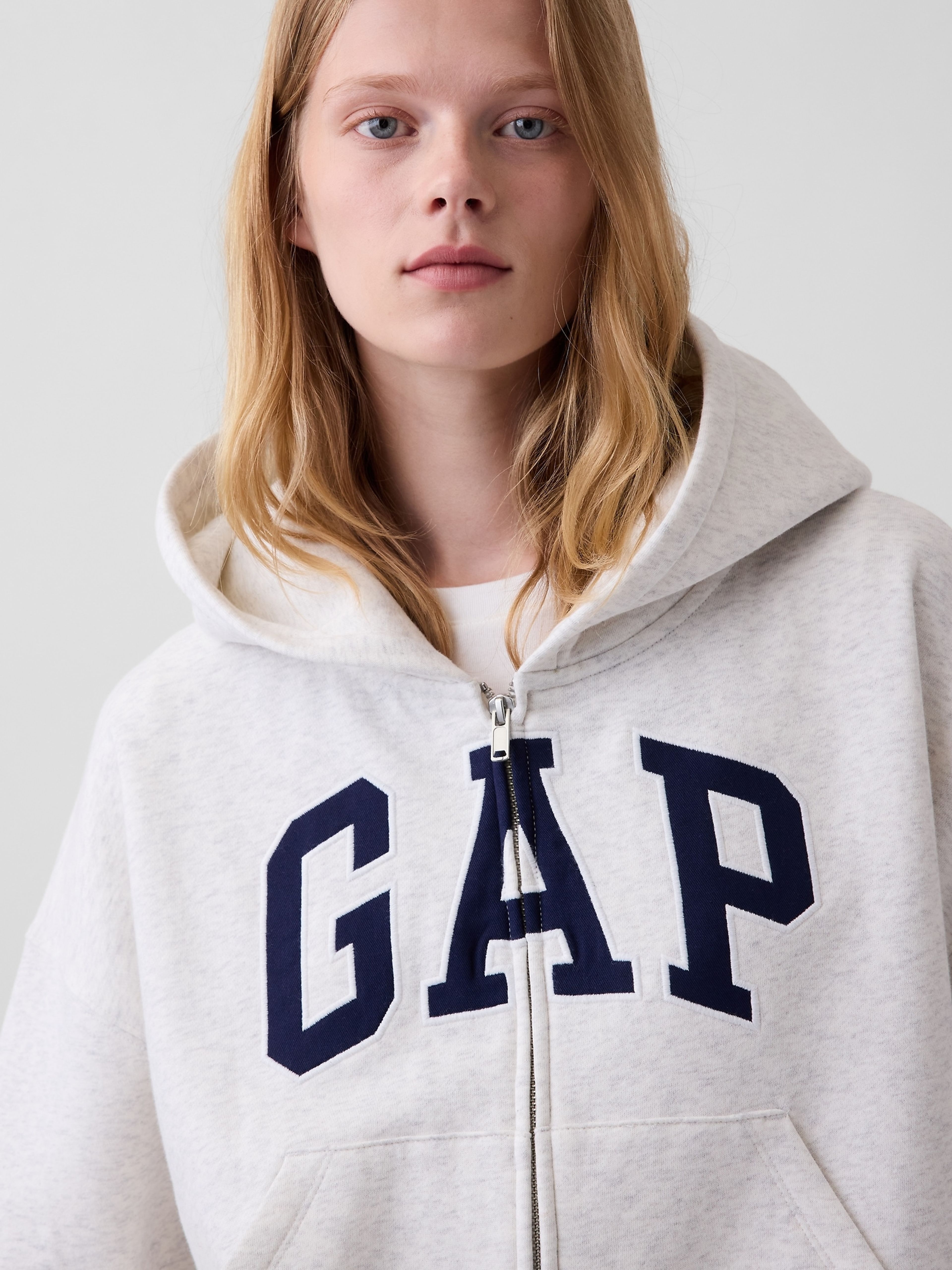 Oversize mikina VintageSoft s logom - 004