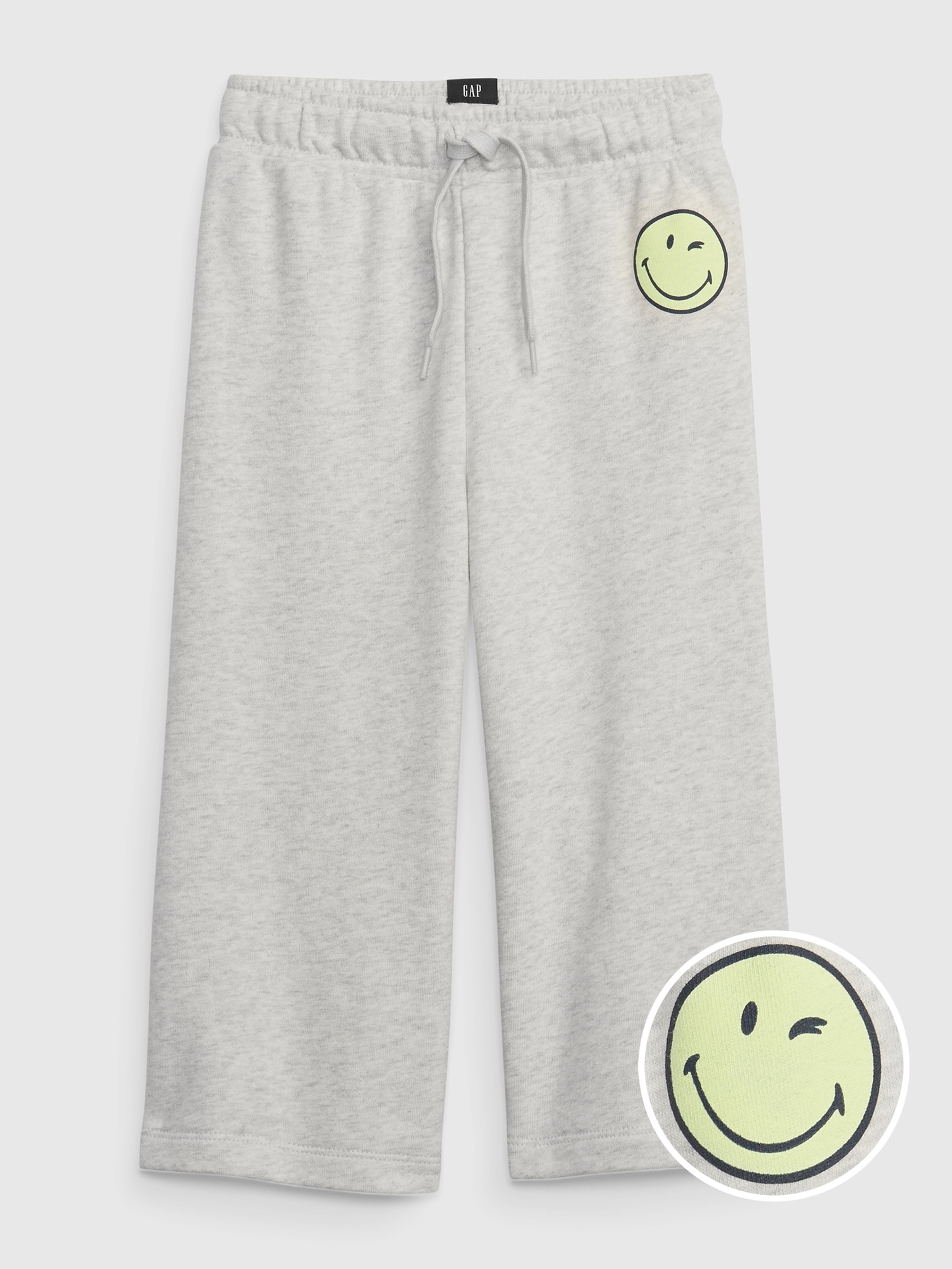 Baby spodnie dresowe Gap × SmileyWorld®