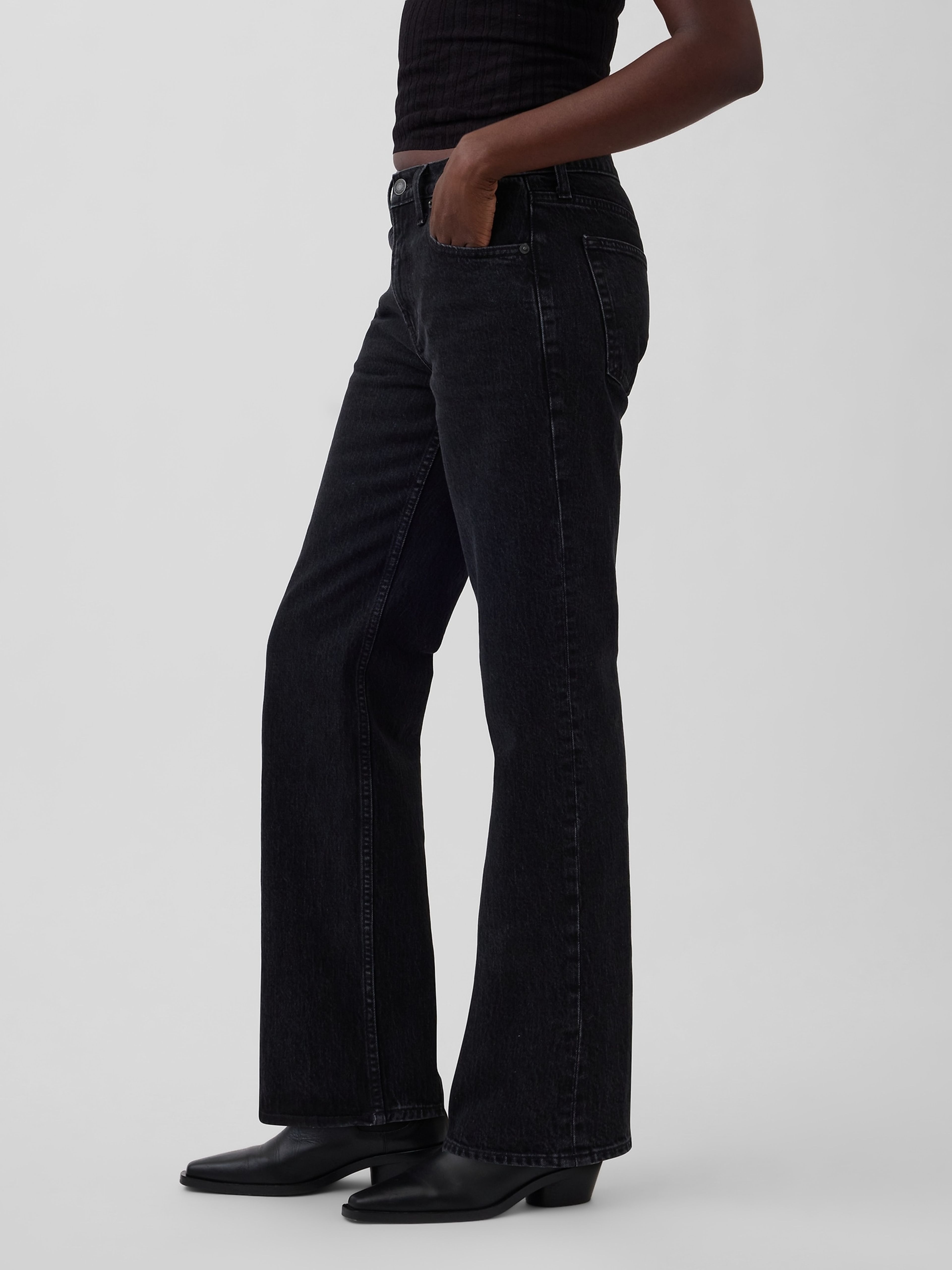 Mid Rise Relaxed Straight jeans - 003