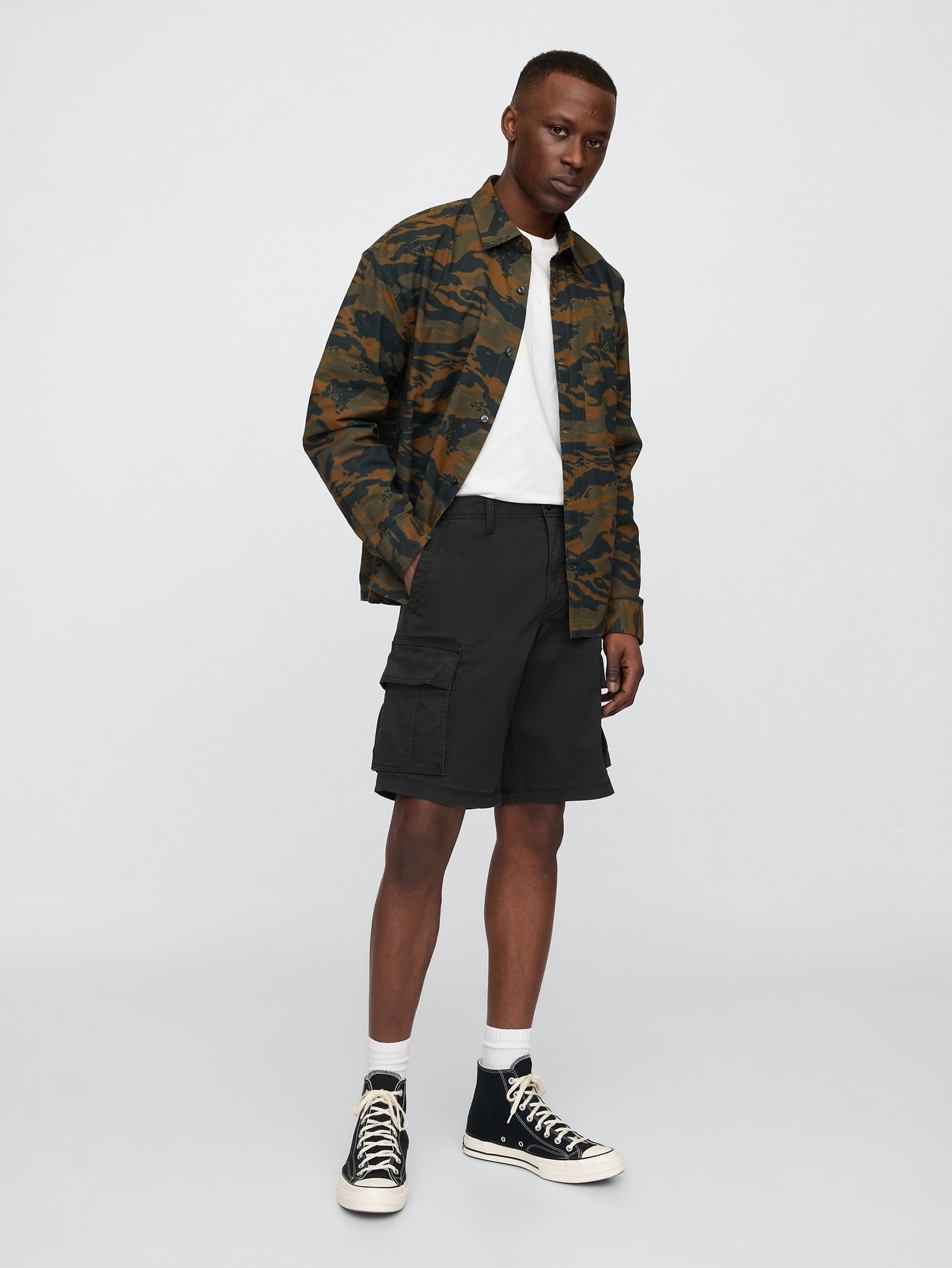 Herren-Cargo-Shorts