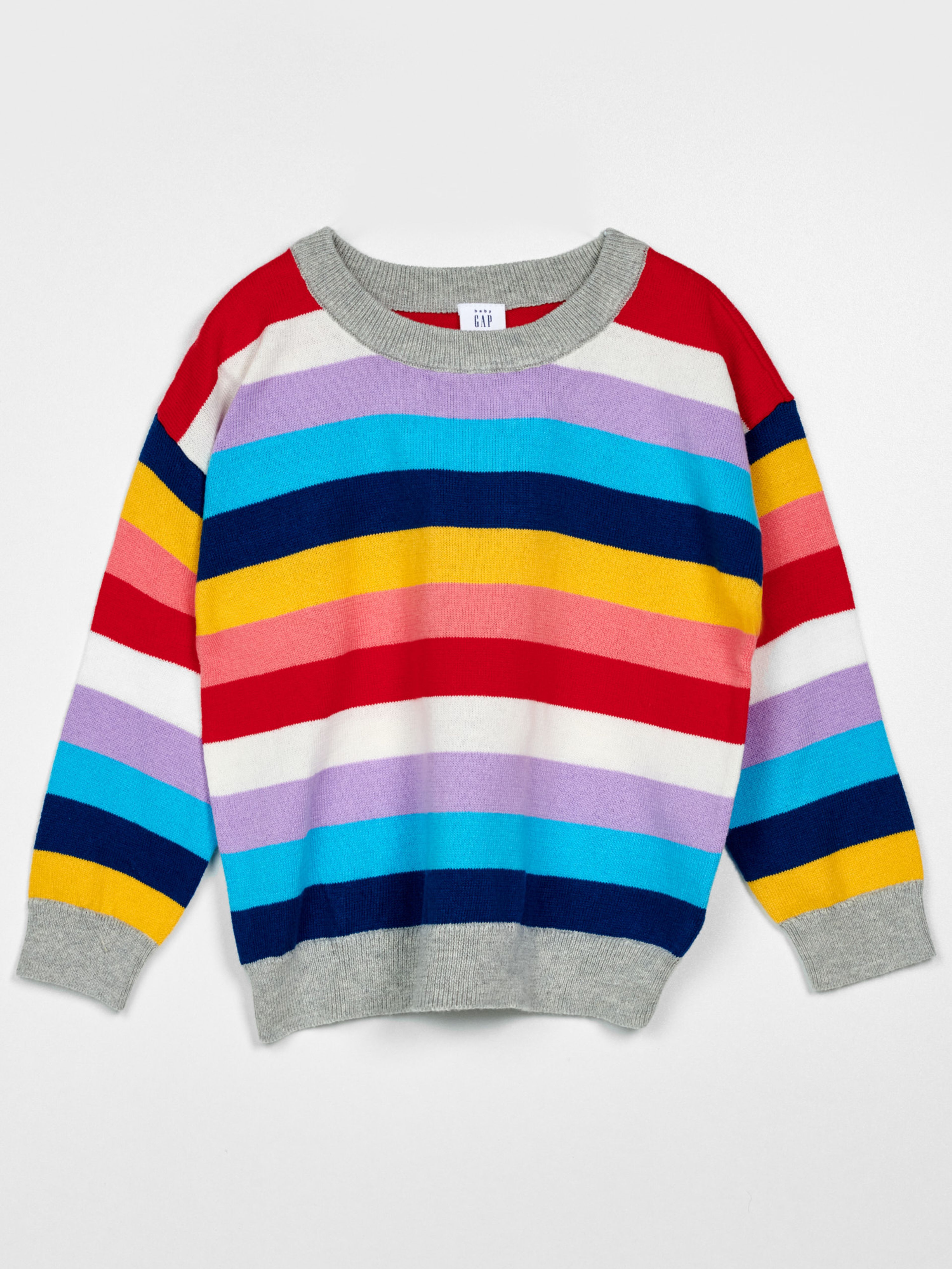 Gestreifter Kinder-Strickpullover