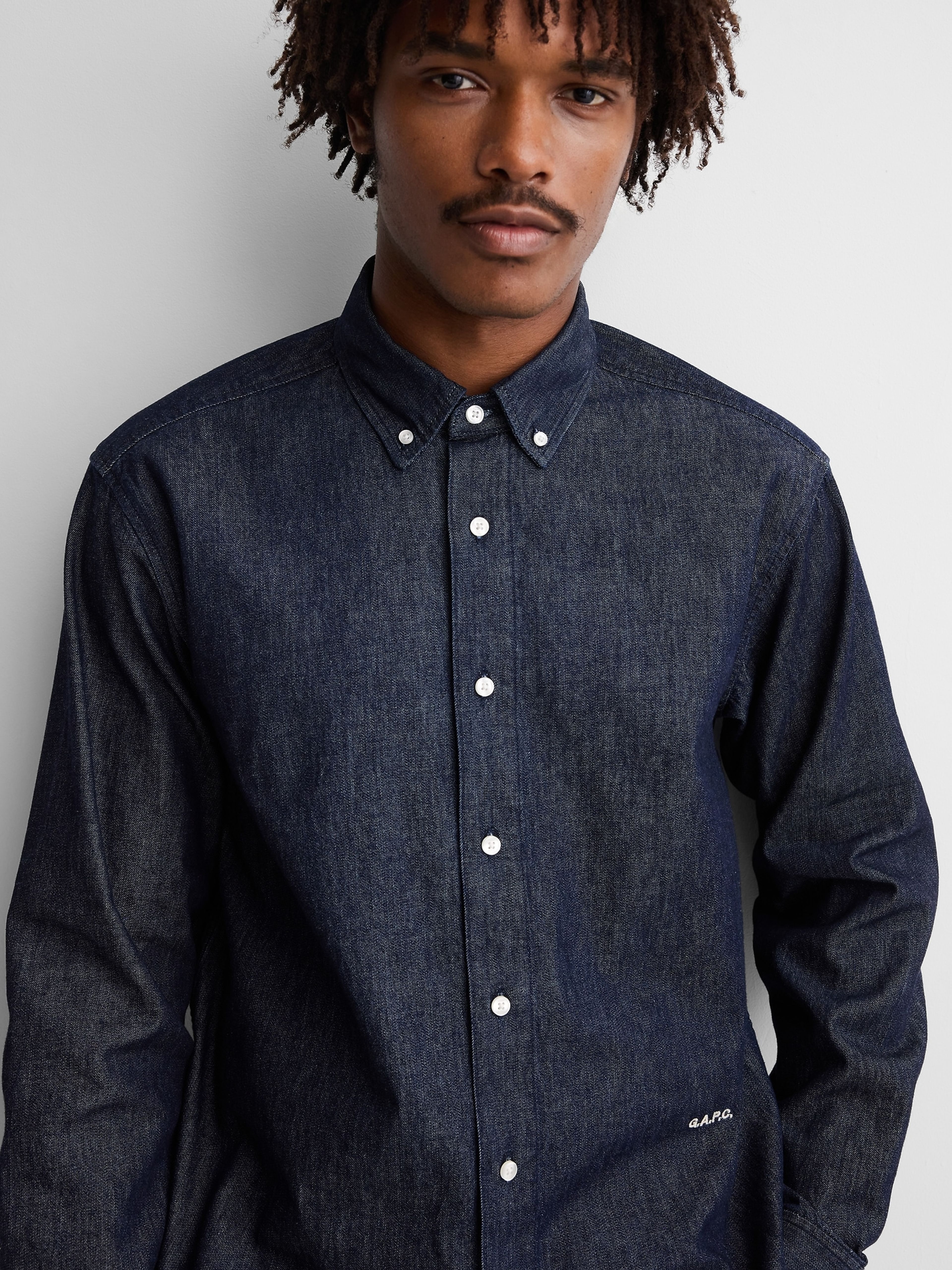 Relaxed denim overhemd Gap × A.P.C. unisex - 006