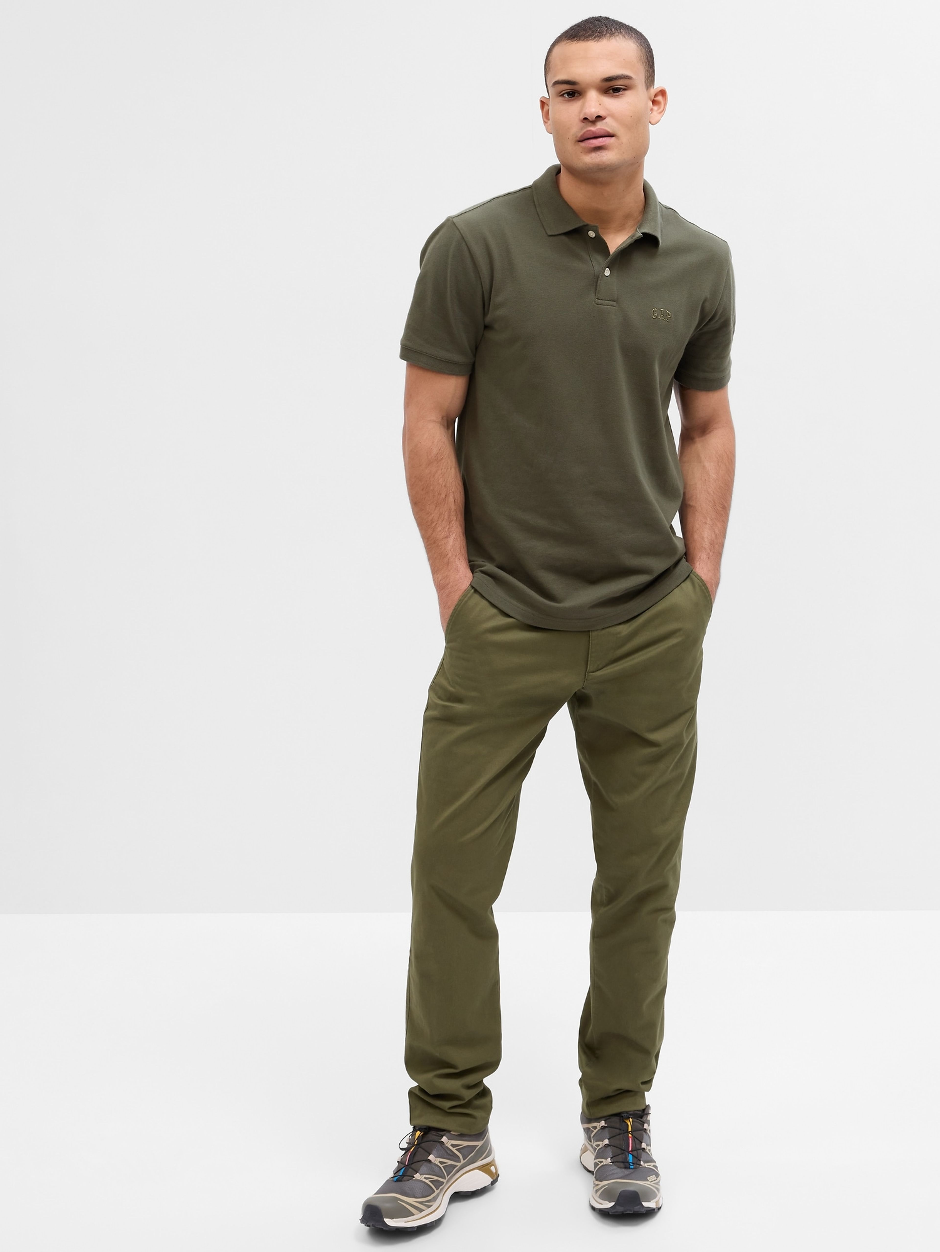 Spodnie khaki slim GapFlex