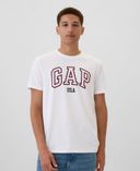 T-shirt con logo Gap USA-Bianco - 001