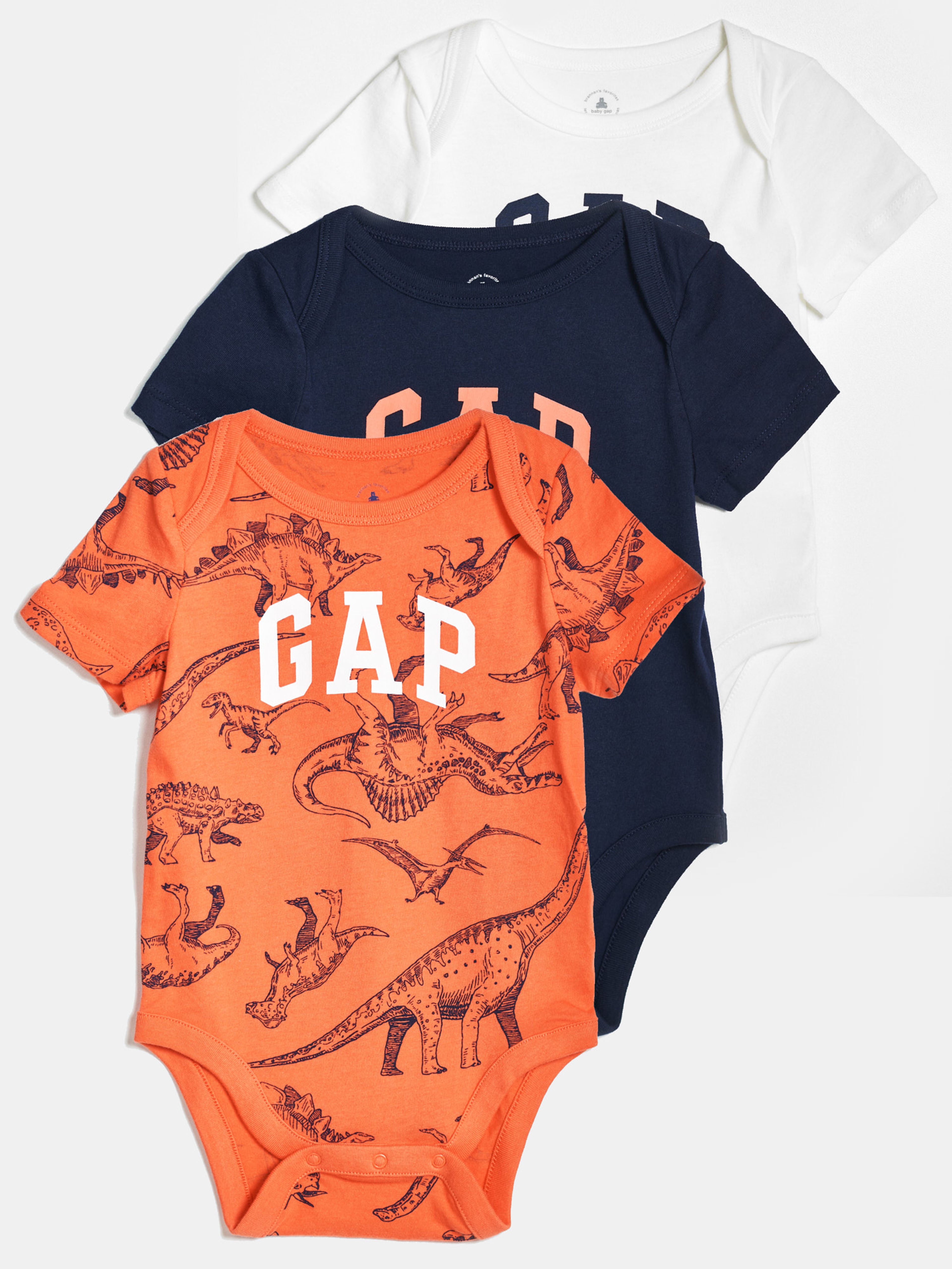 Baby body cu logo Gap 3 bucăți