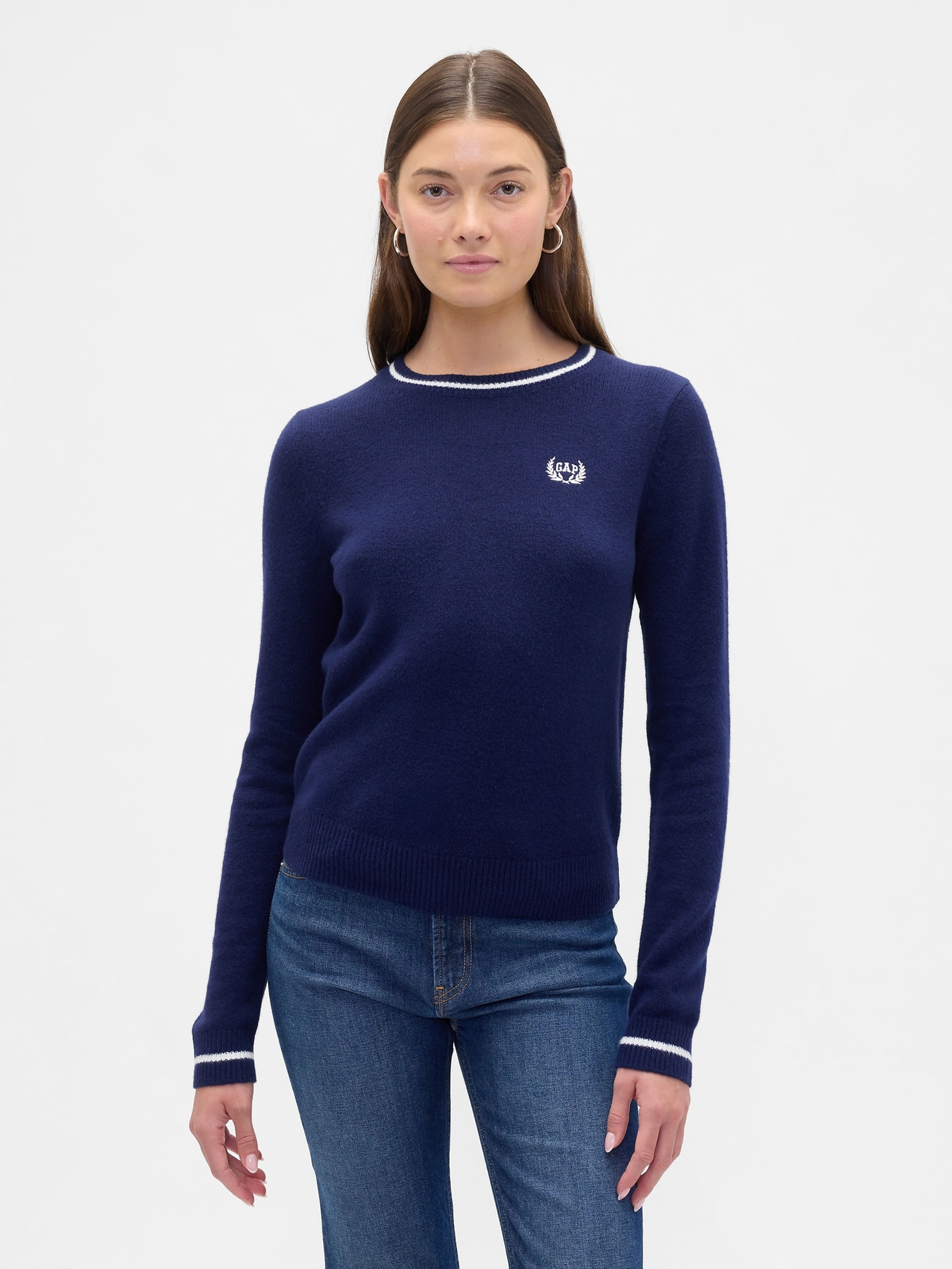 Damen-Pullover mit Logo CashSoft