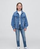 Kinder Basic Skinny Jeans-Blauw - 001