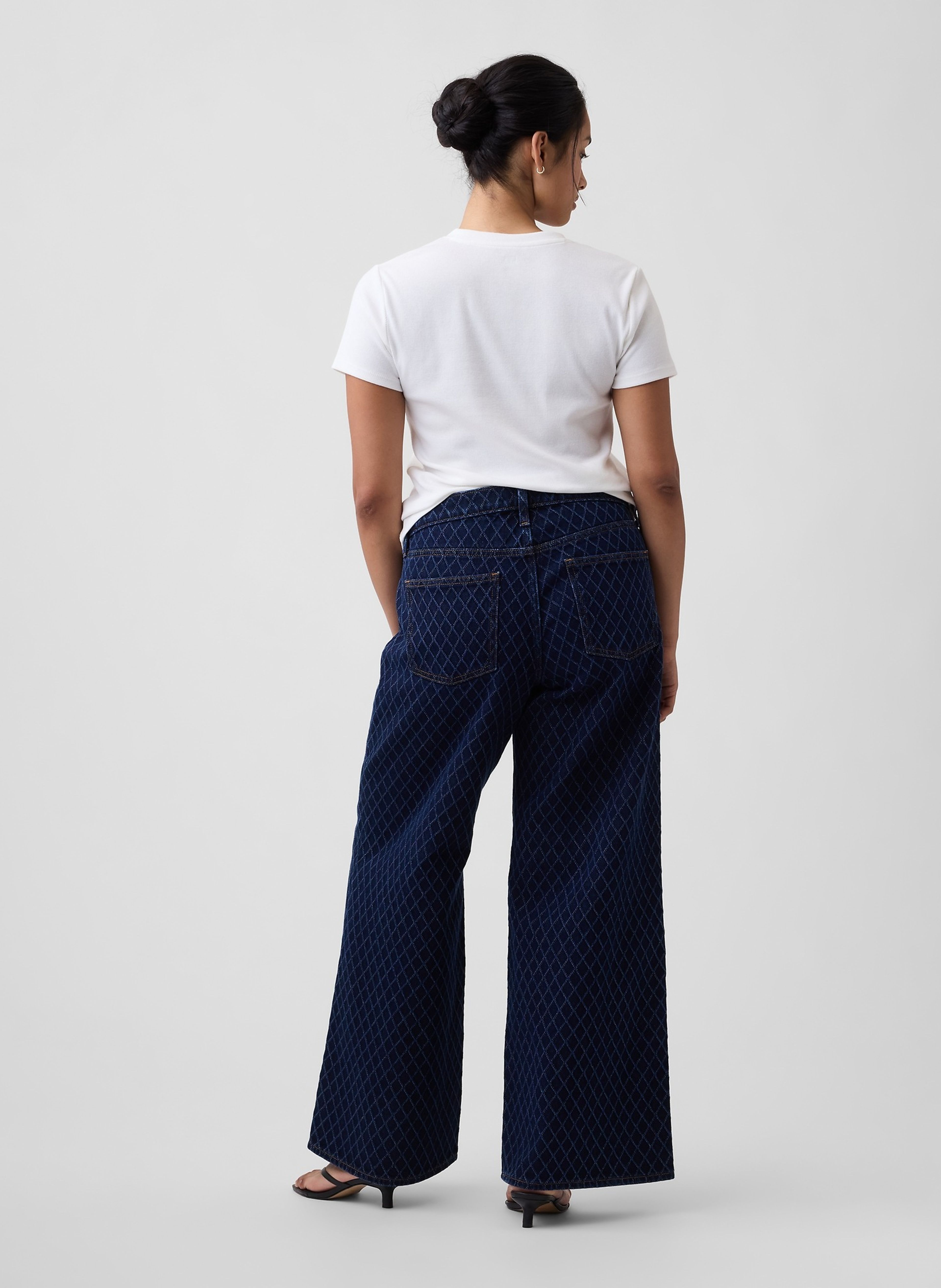 Mid Rise Wide-Leg Jeans - 006