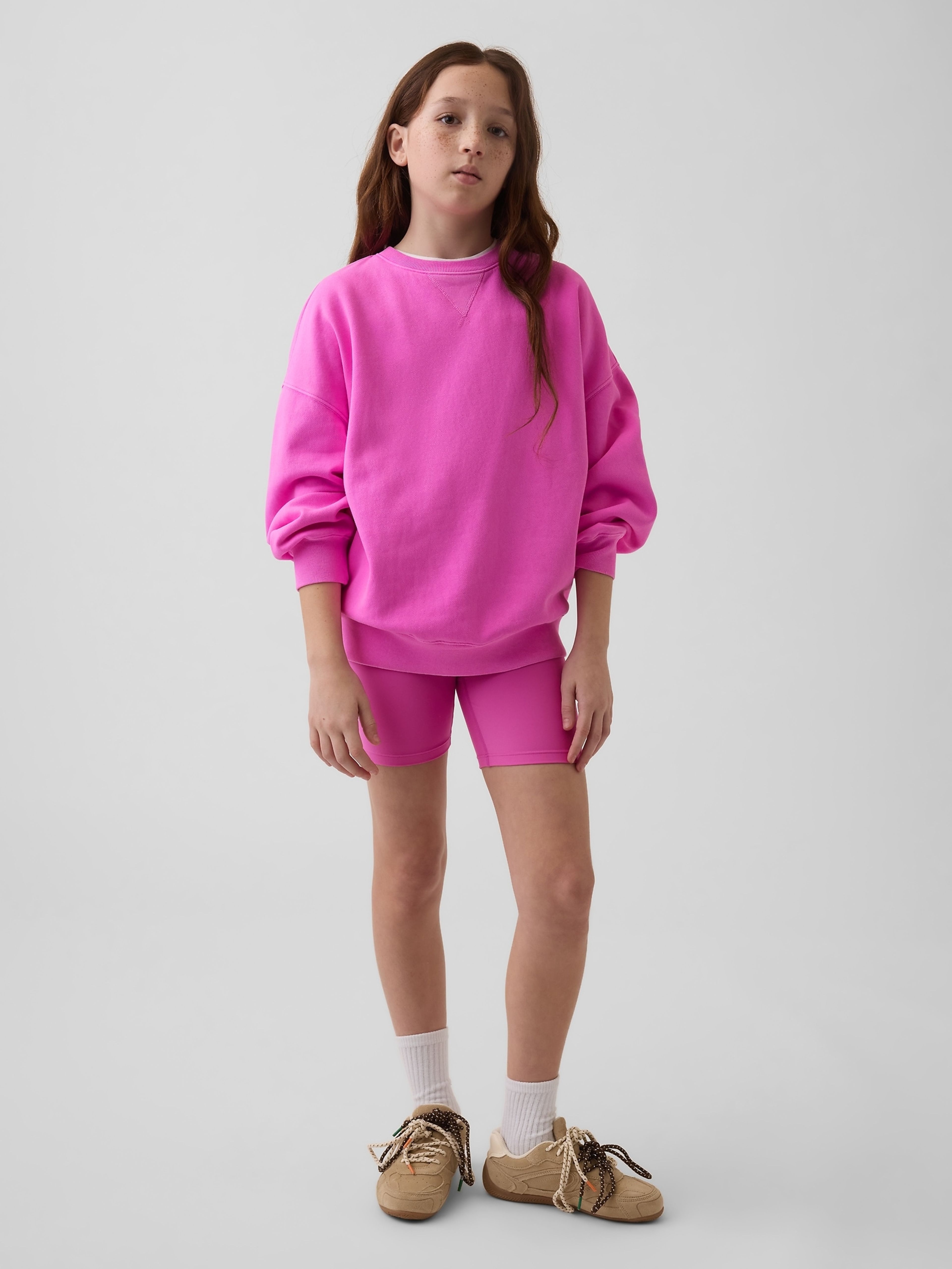 Dětské žebrované biker shorts