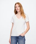 T-shirt à manches courtes-Blanc - 001