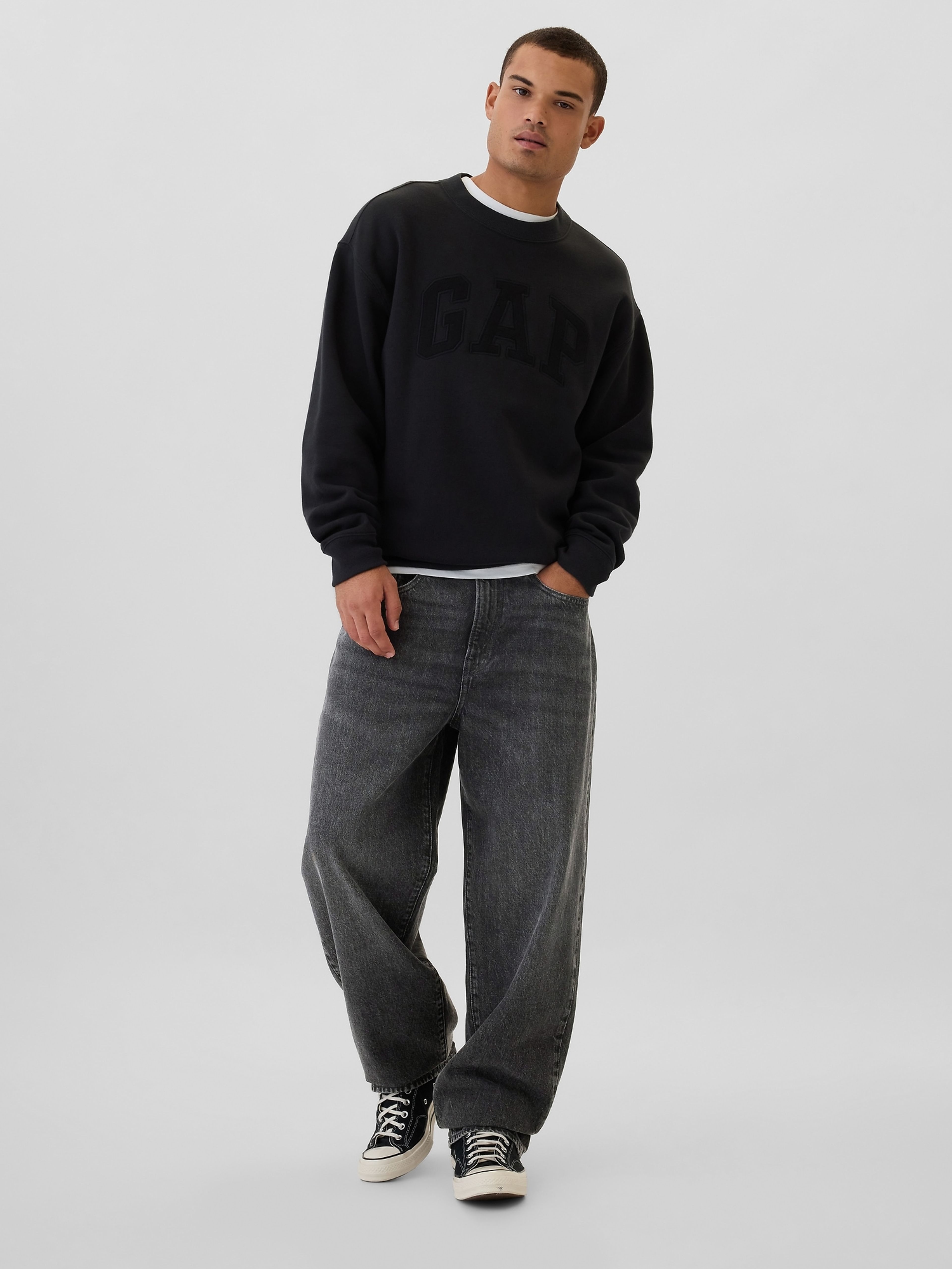 Herren-Baggy-Jeans