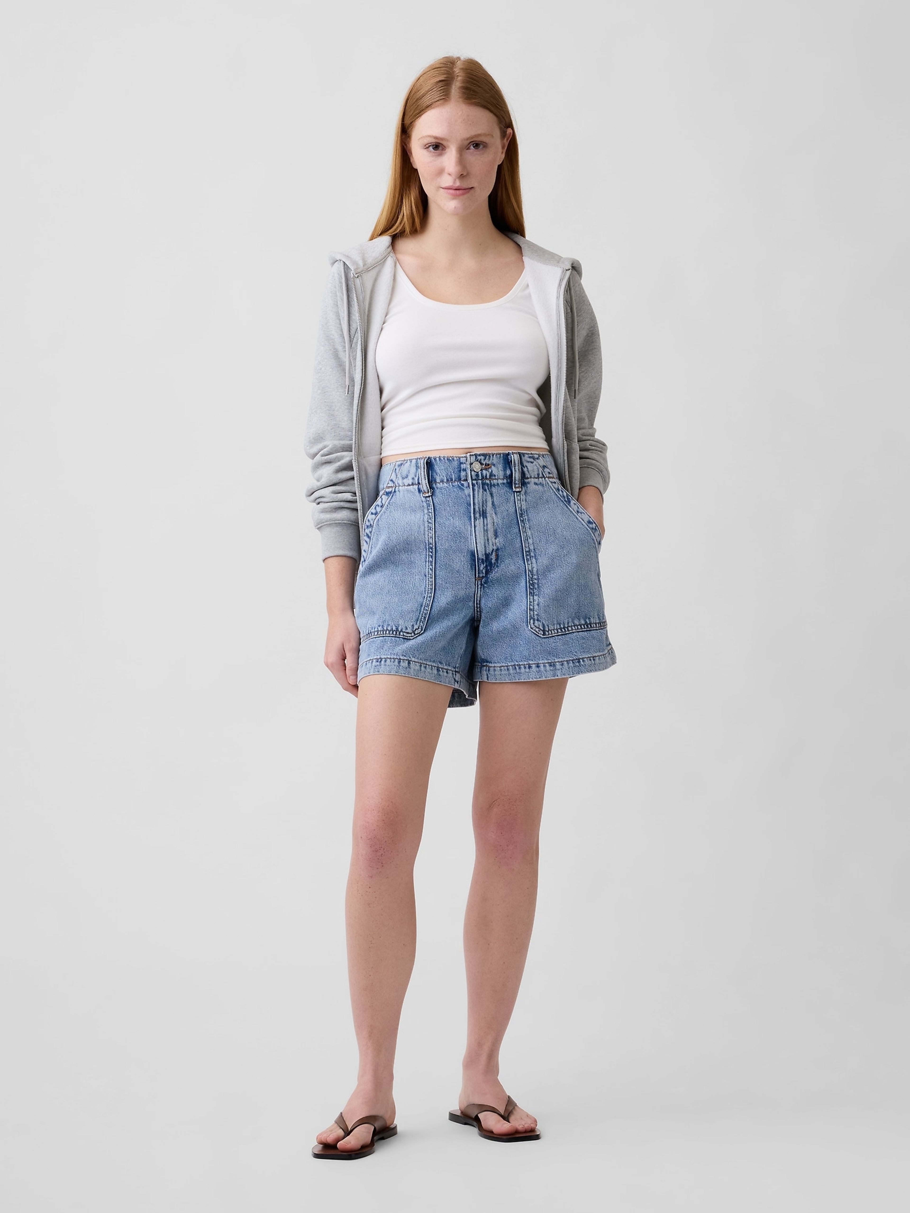 Denim shorts High Rise Utility SuperSoft