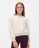 Kinder Sweatshirt mit Logo-Beige - 001