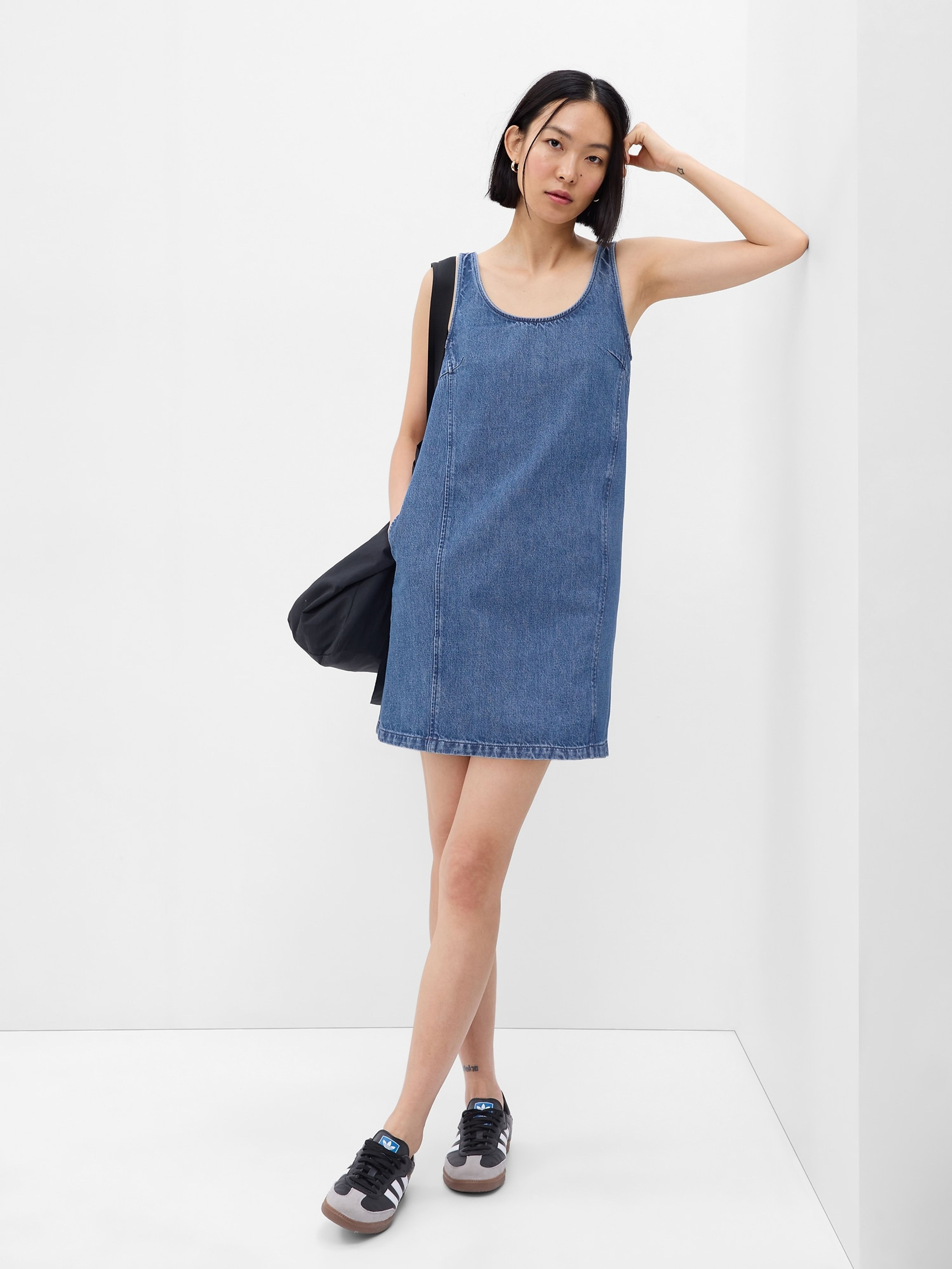 Rochie mini din denim