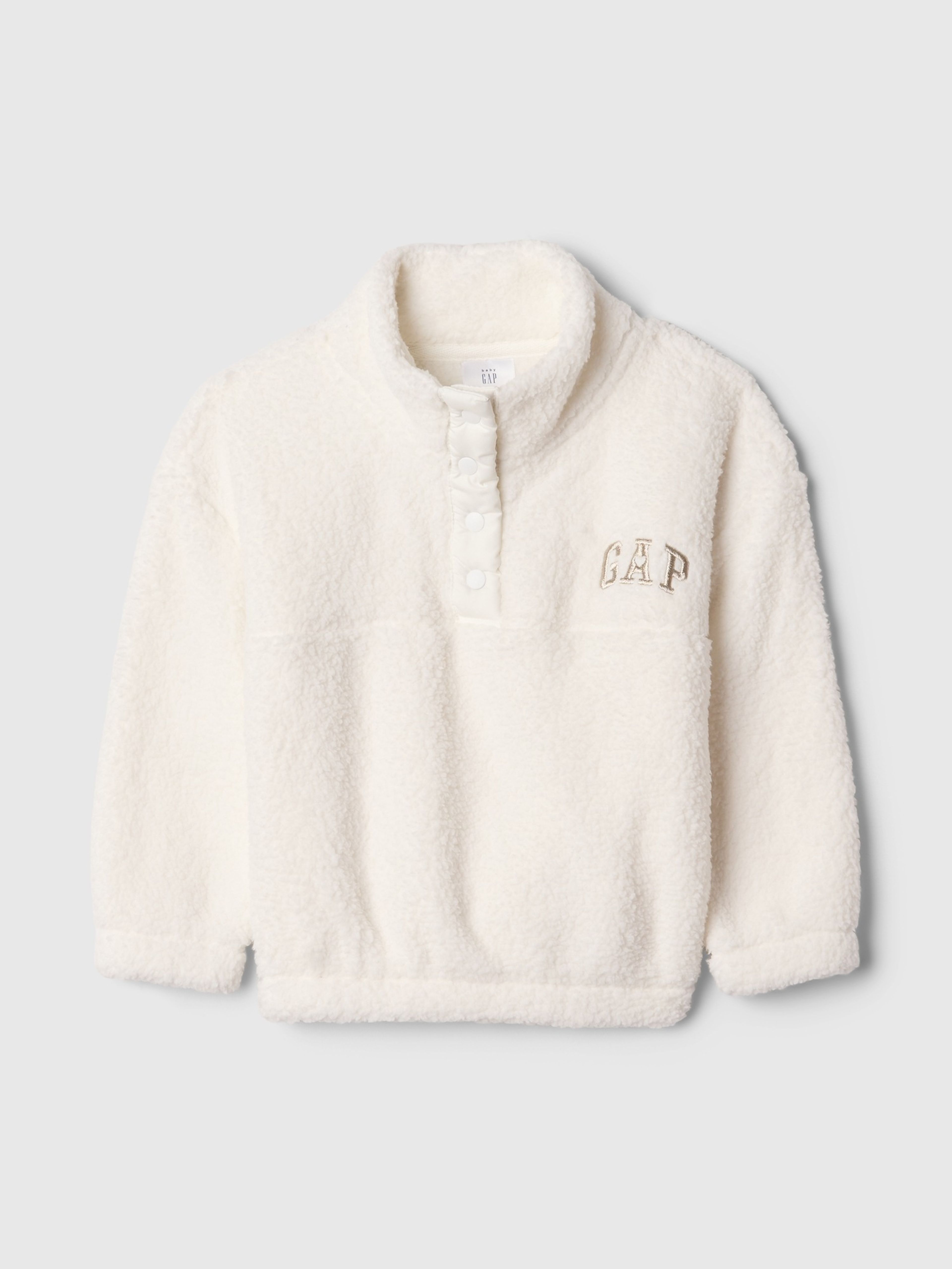 Bluza sherpa Baby z logo