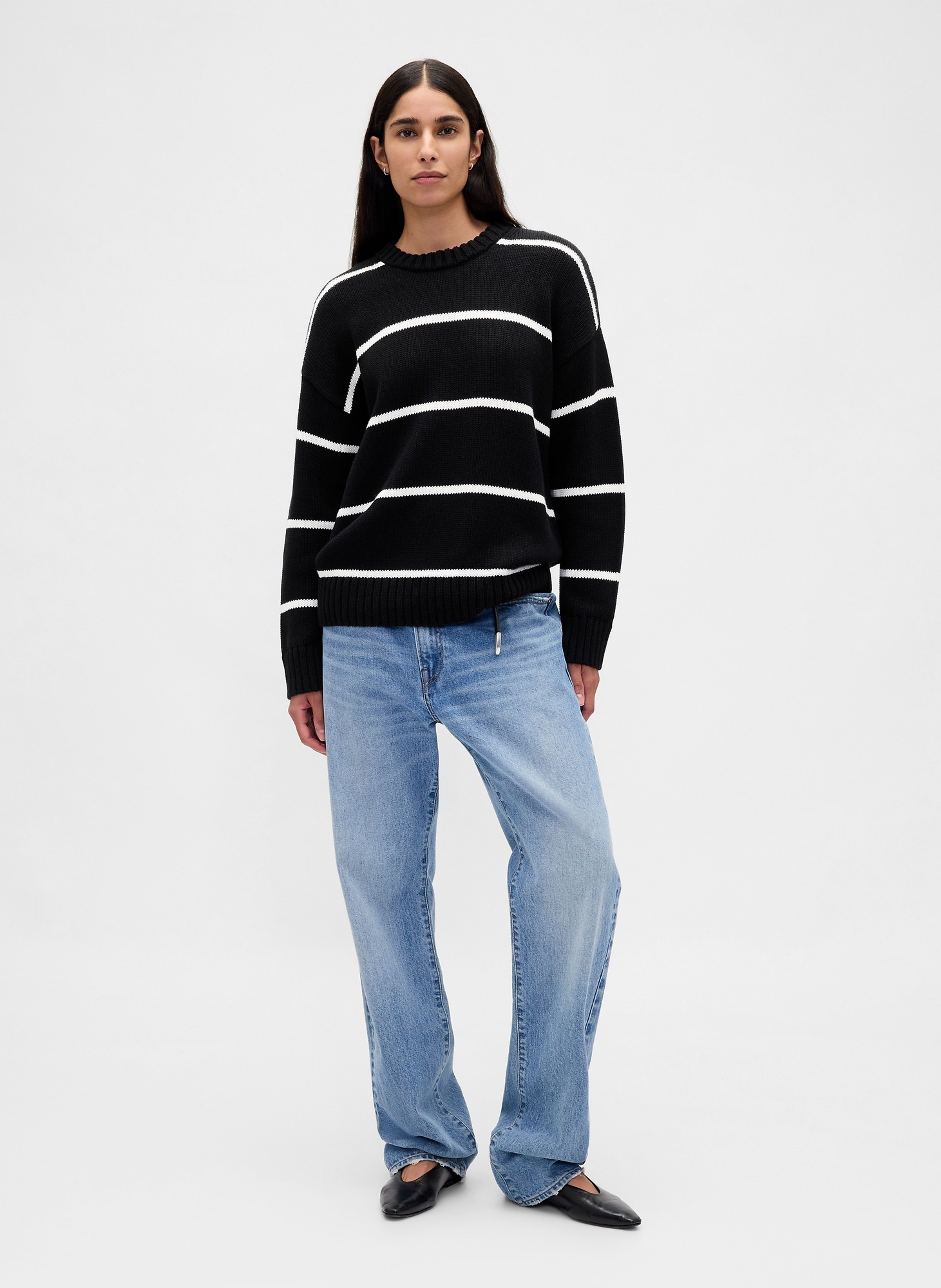 Pull en coton oversize - 002