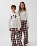 Detské pyžamové flanelové nohavice unisex-Viacfarebná - 004