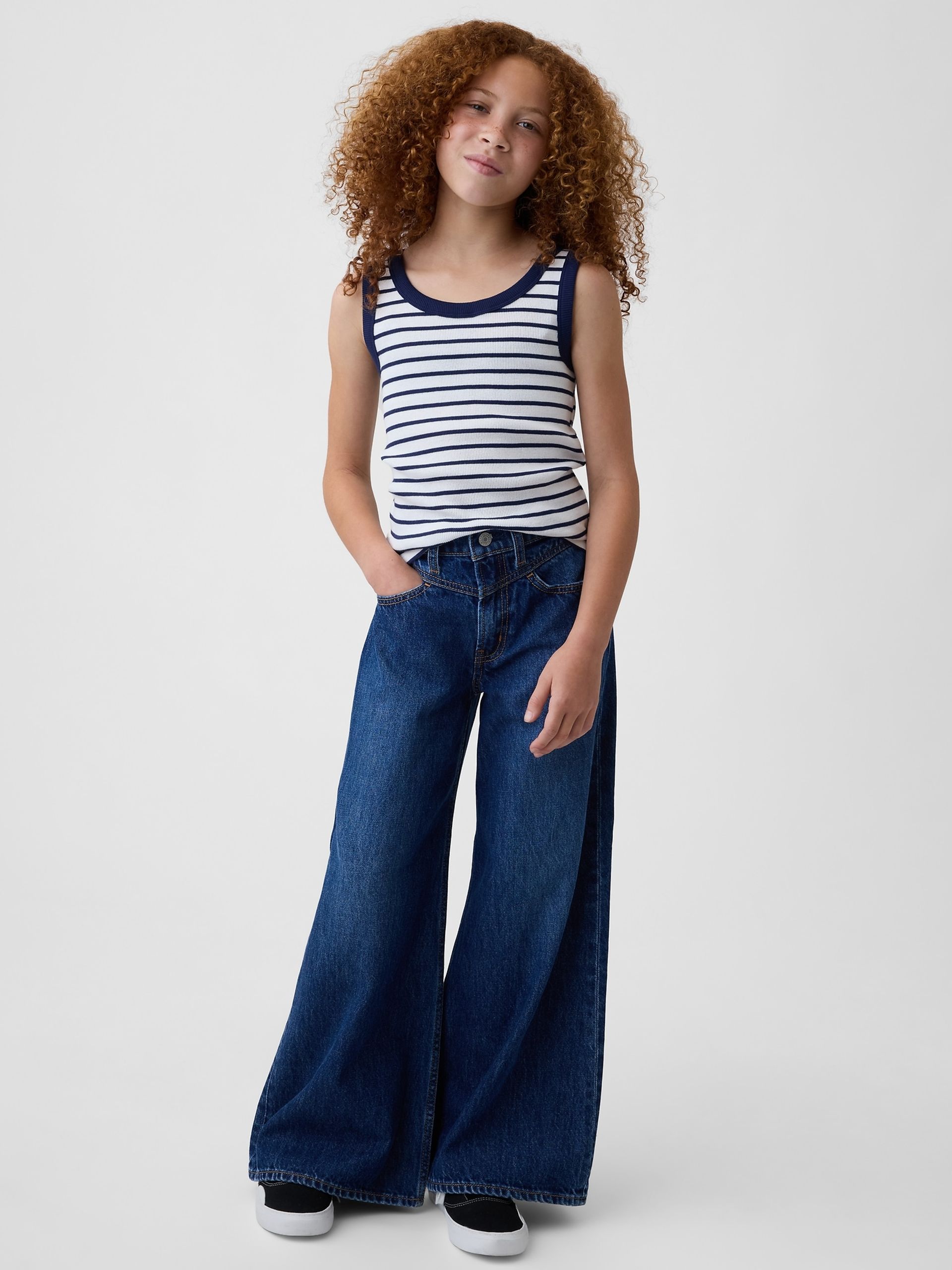 Dziecięce jeansy Low Rise Baggy - 001
