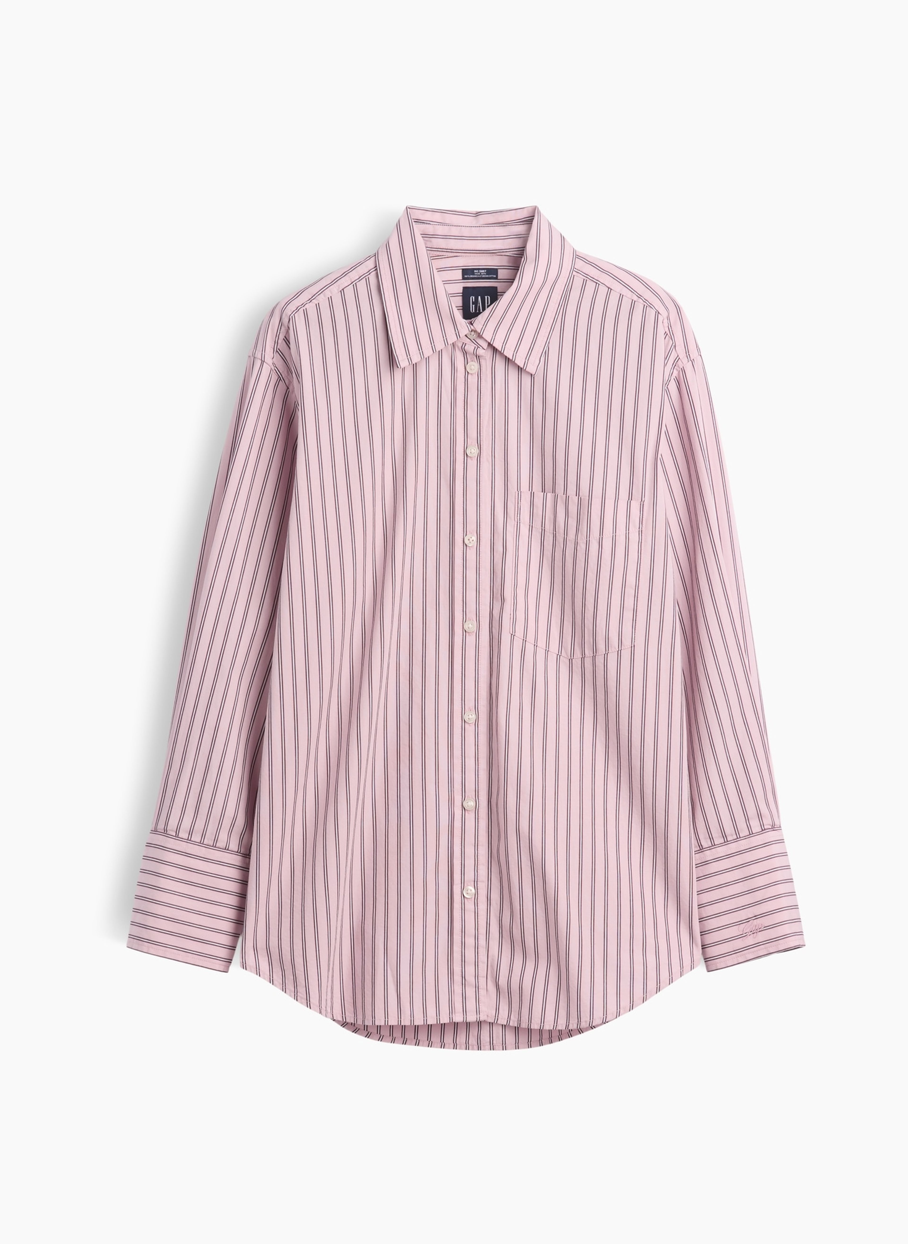 Popelínová oversize košeľa Big Shirt - 005
