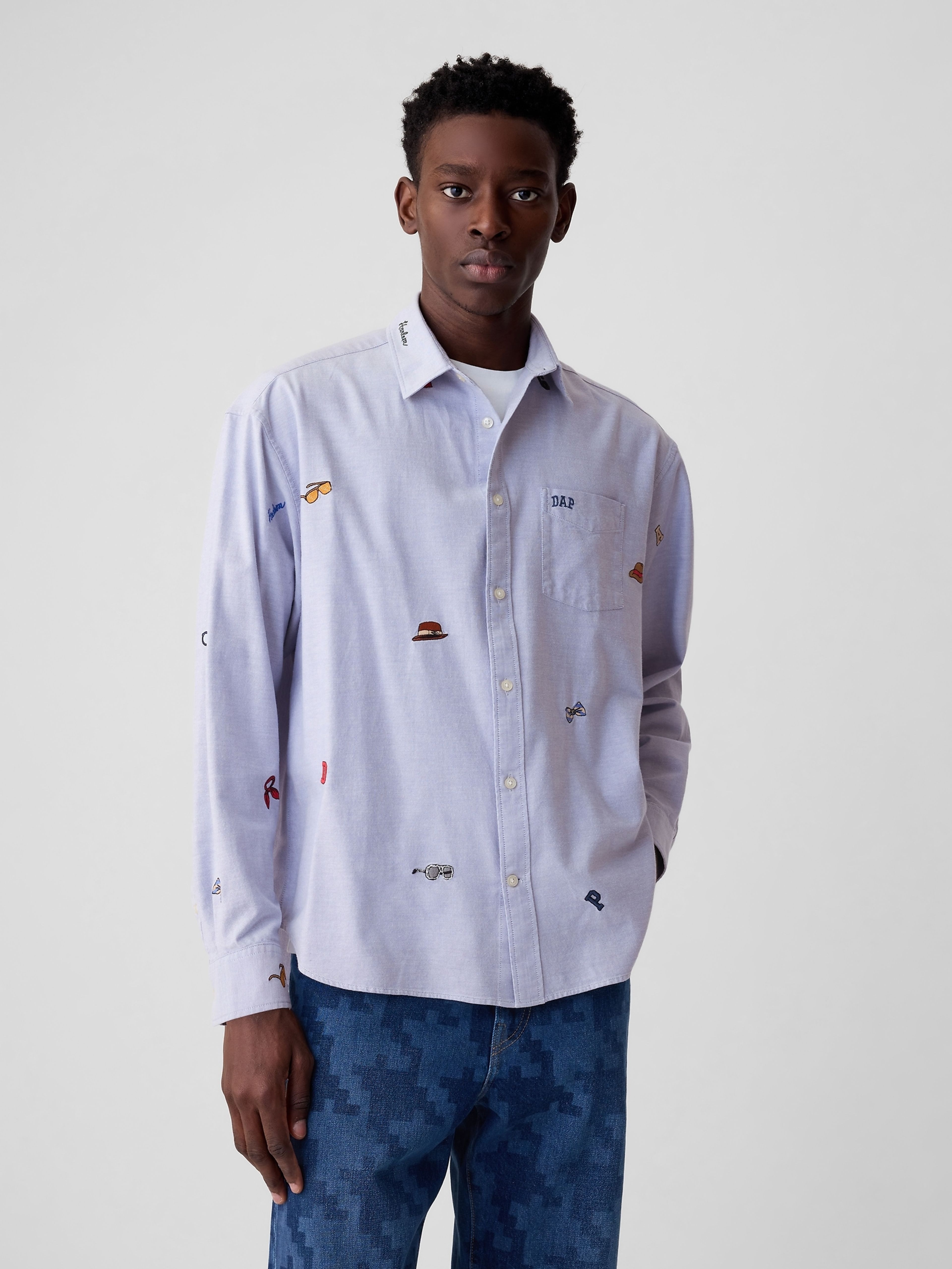 Gap x Dapper Dan Oxford overhemd - 001