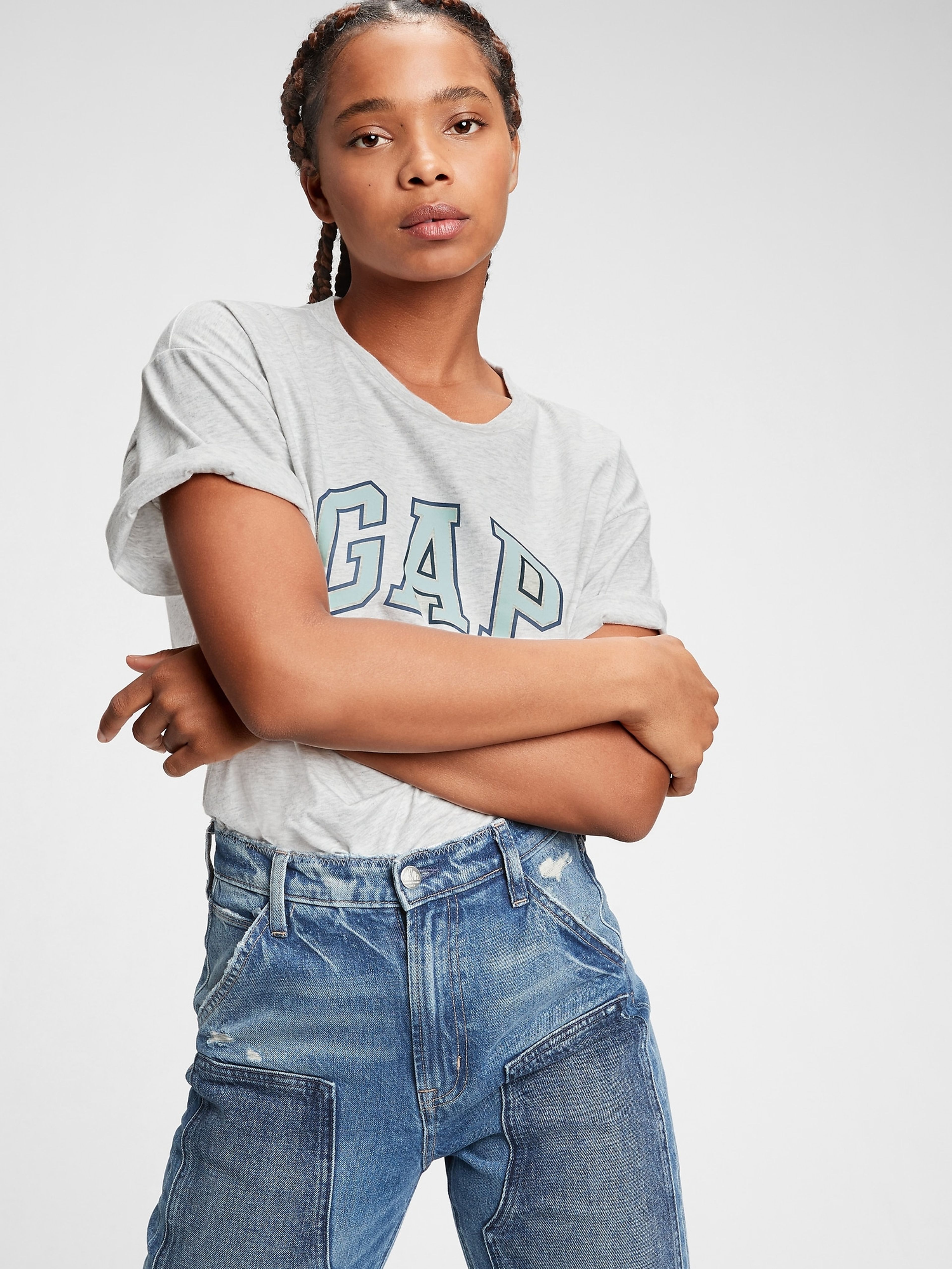 Tricou GAP logo easy heavyweight