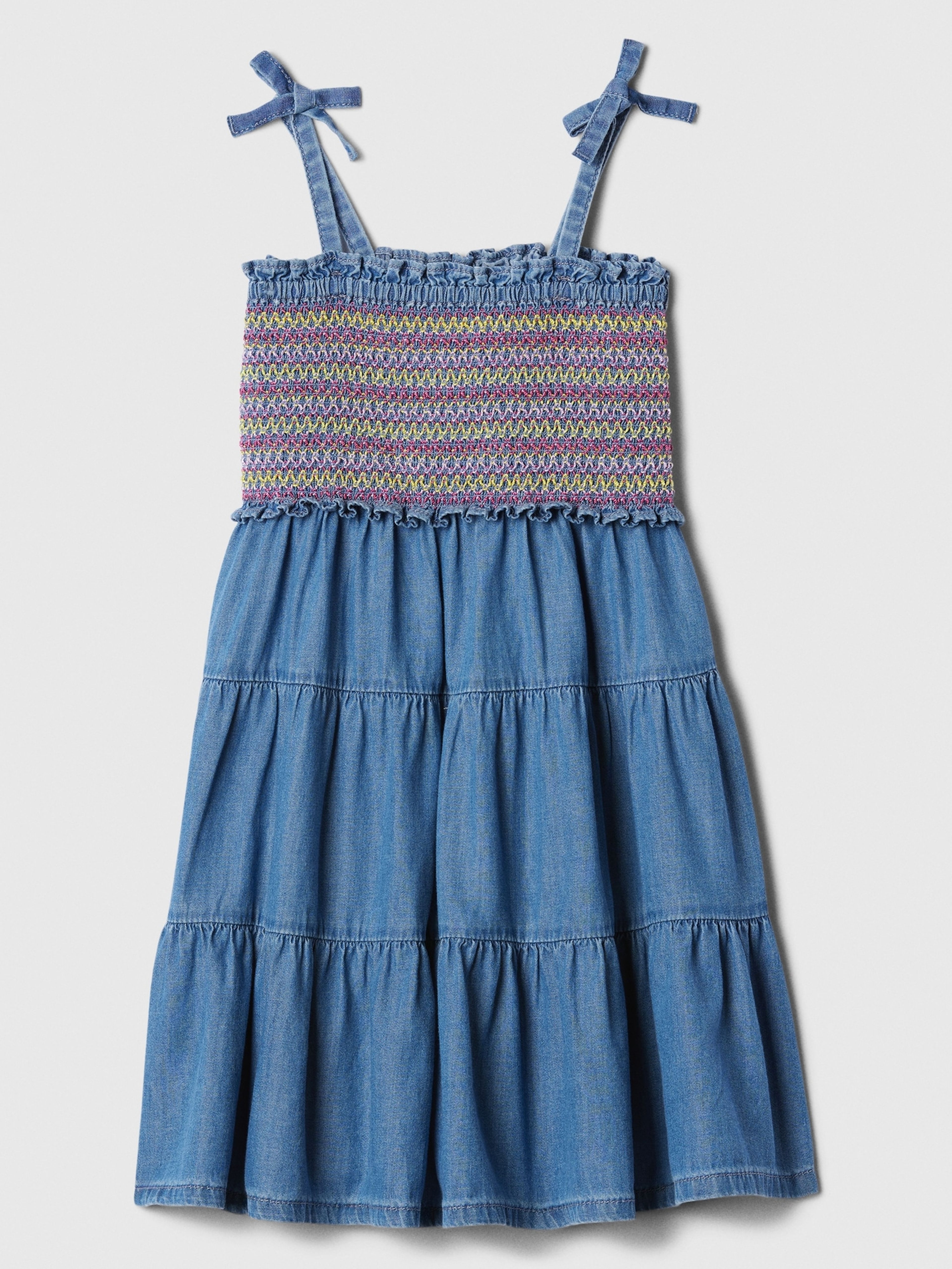 Baby Chambray-Midikleid
