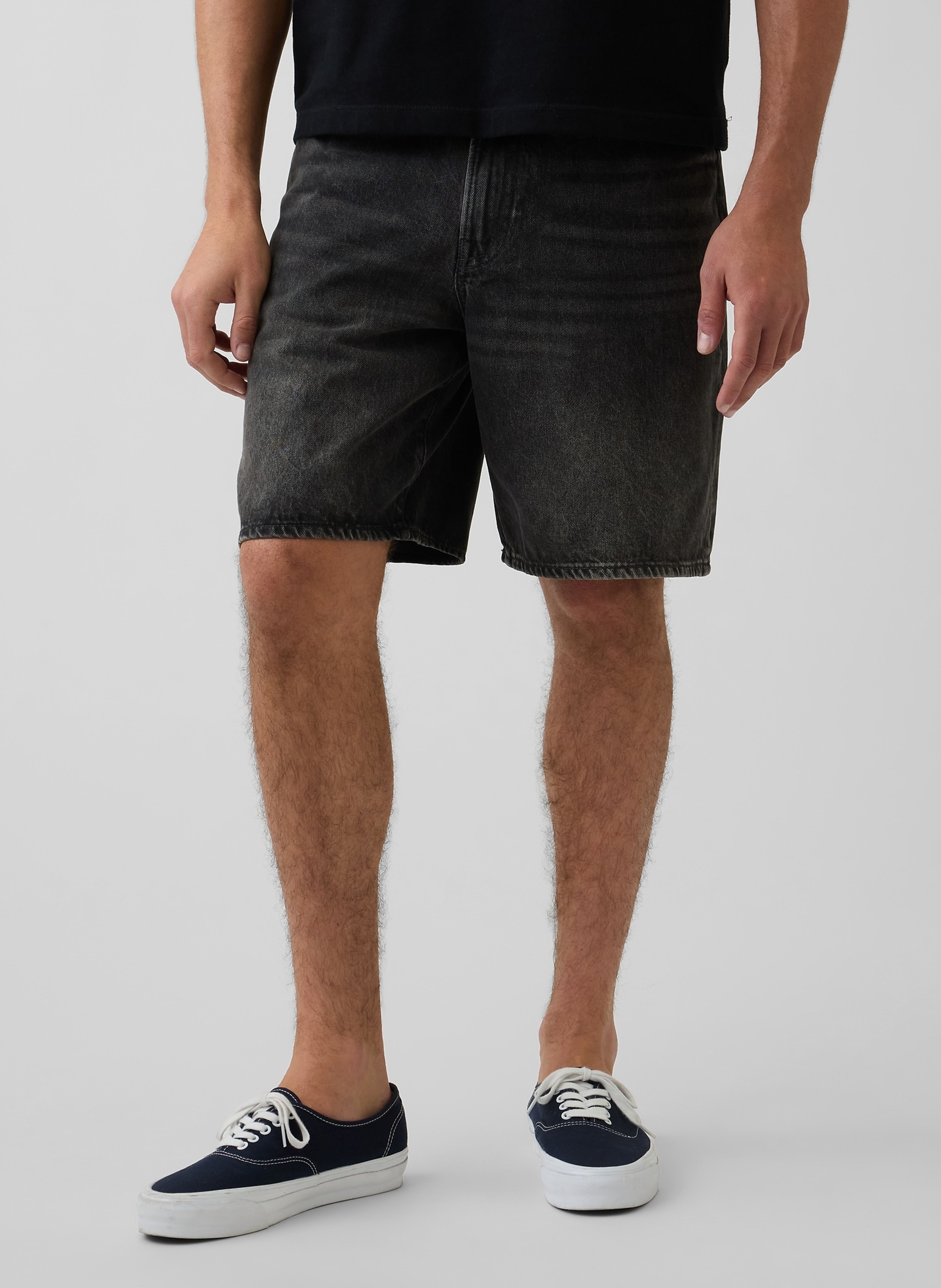 Shorts baggy in denim - 002