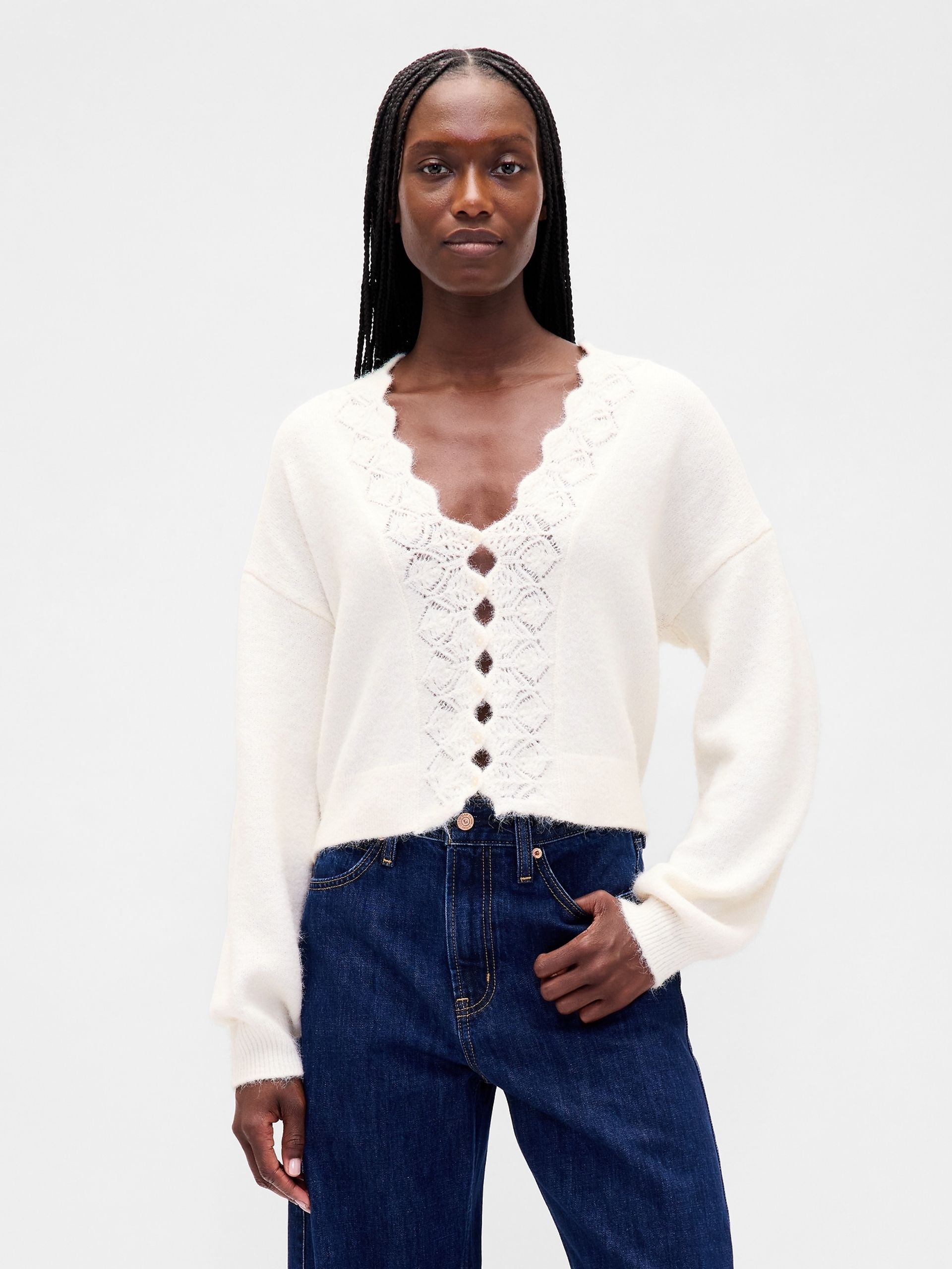 Cardigan crop - 001