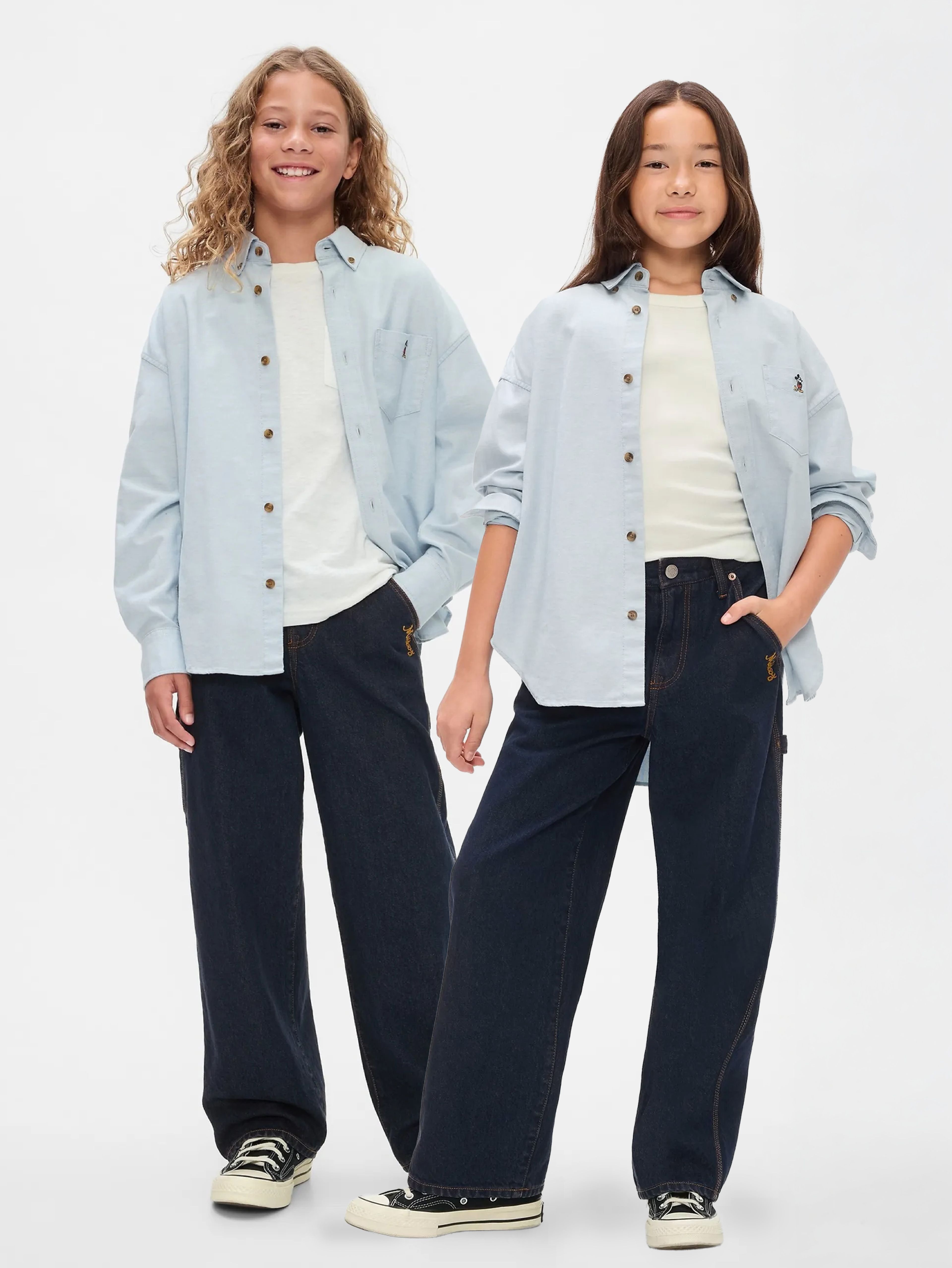 Kinder Baggy Jeans Gap × Disney Unisex