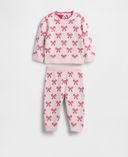 Baby svetrový set-Růžová - 001