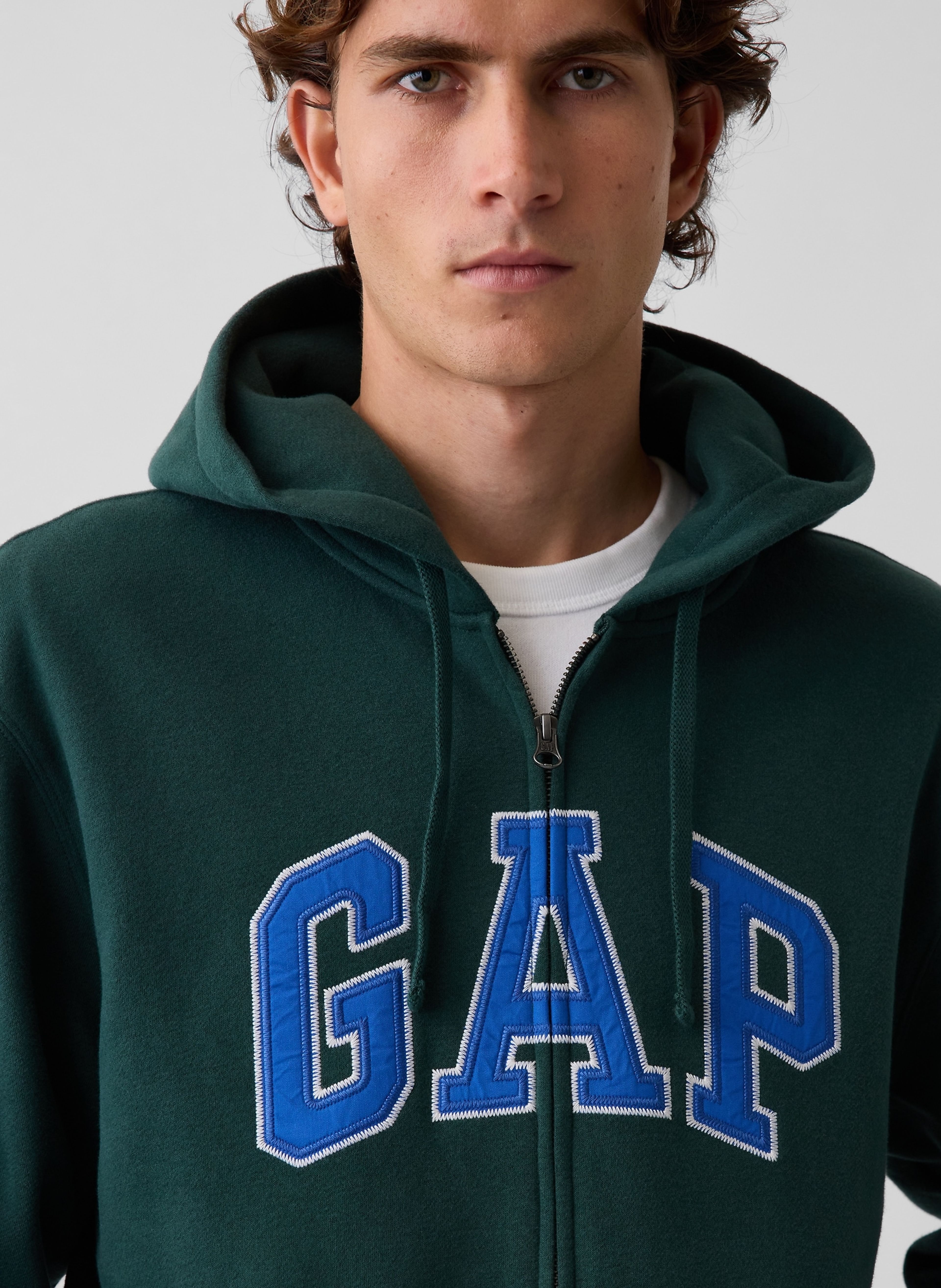 Sweat à capuche VintageSoft unisex avec logo - 004