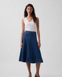 Jeans Midirock-Dunkelblau - 001