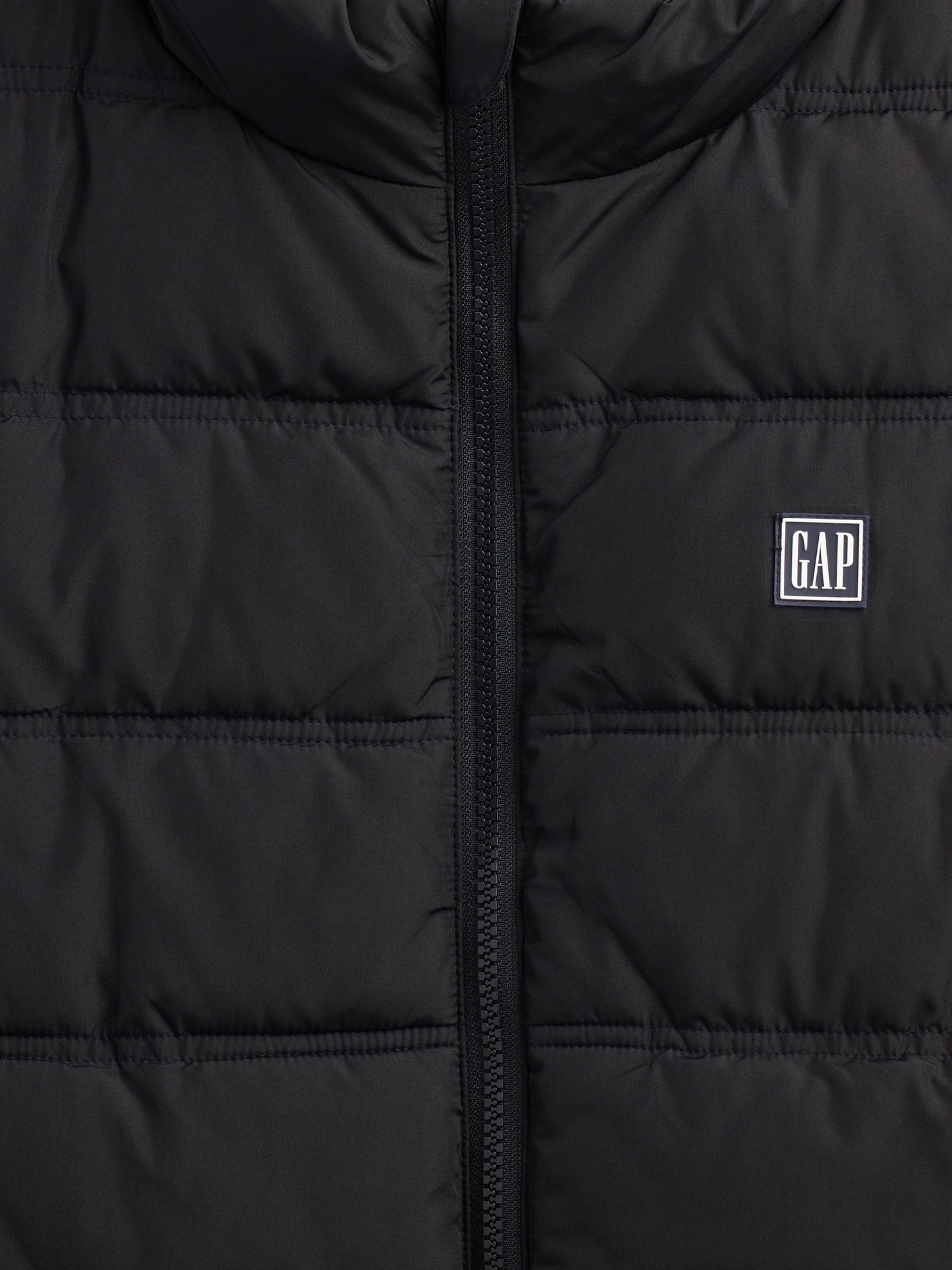 Gesteppte Weste mit Logo - 004
