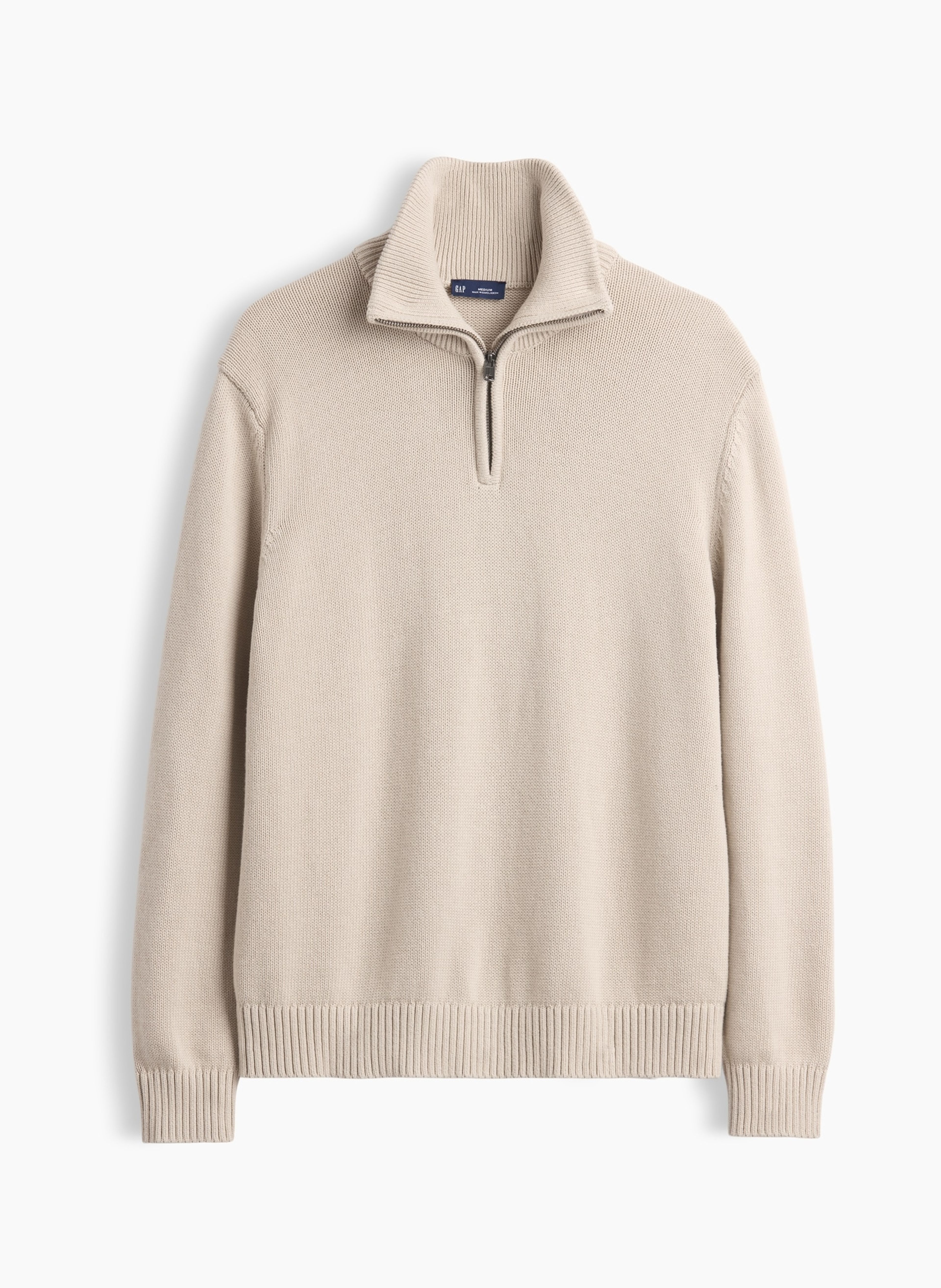 Pletený sveter na zips - 005