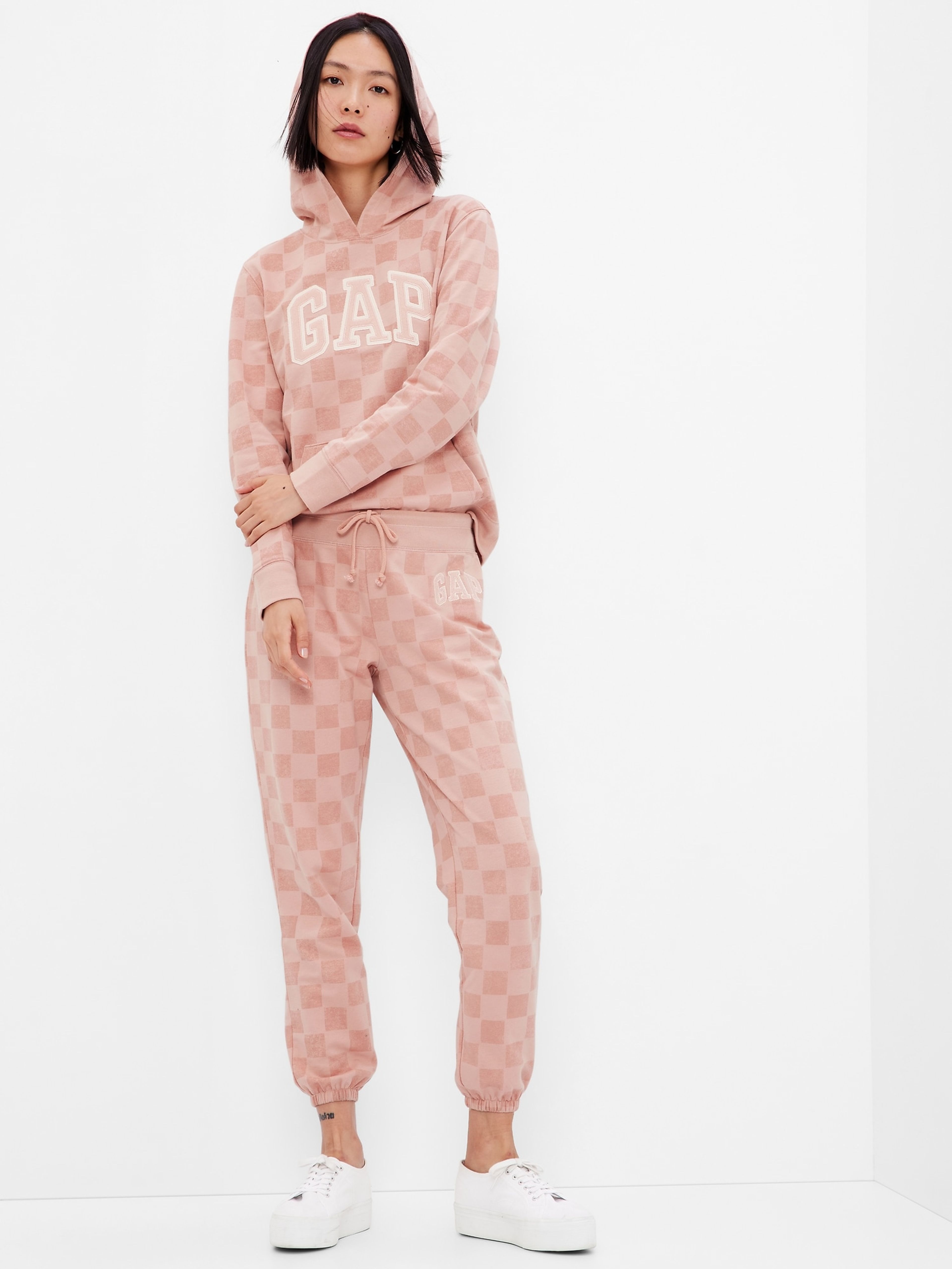 Spodnie dresowe logo szachownica