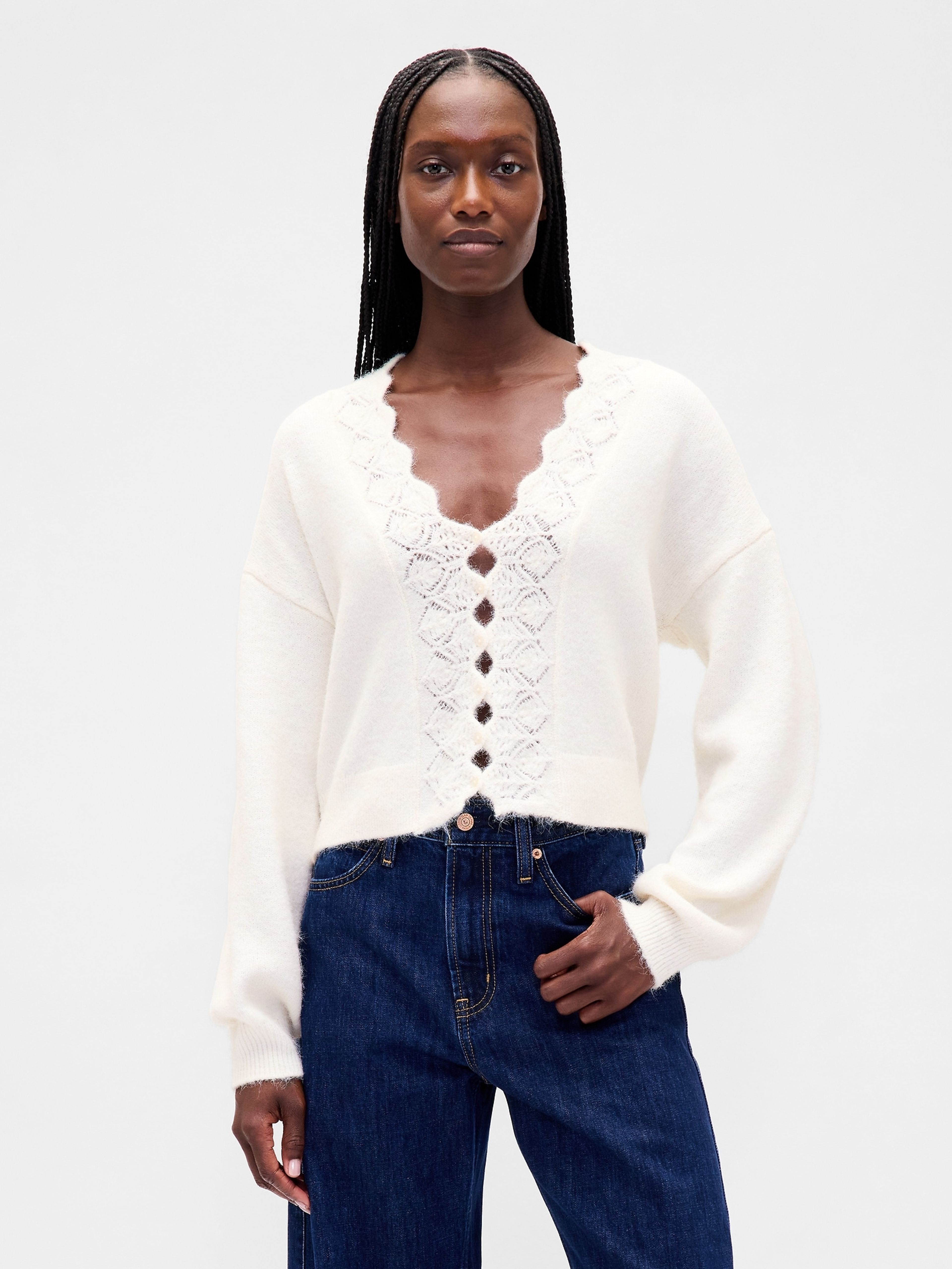 Cardigan crop - 001