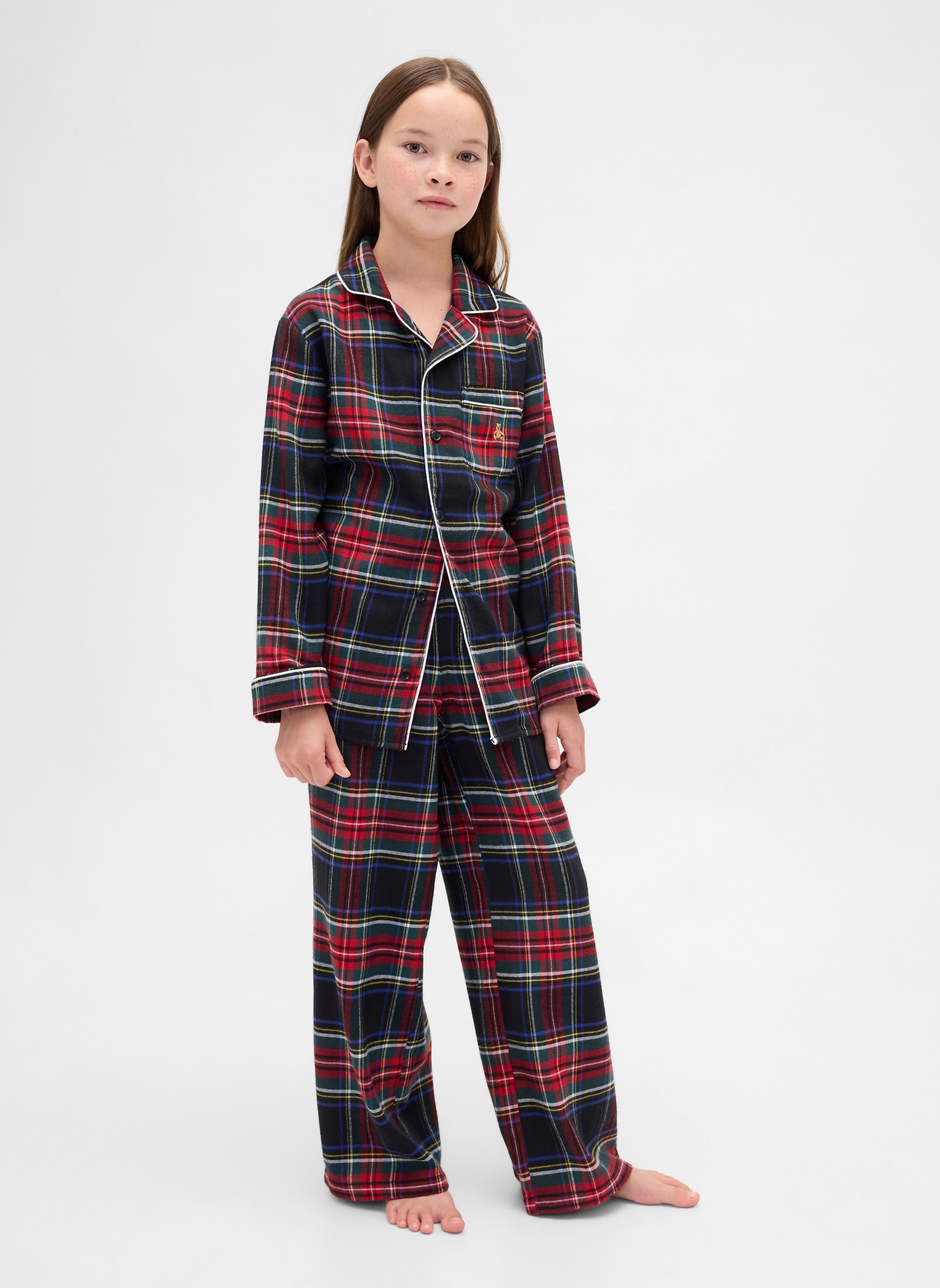 Dziecięcy komplet piżamowy flanelowy Brannan Bear - 004