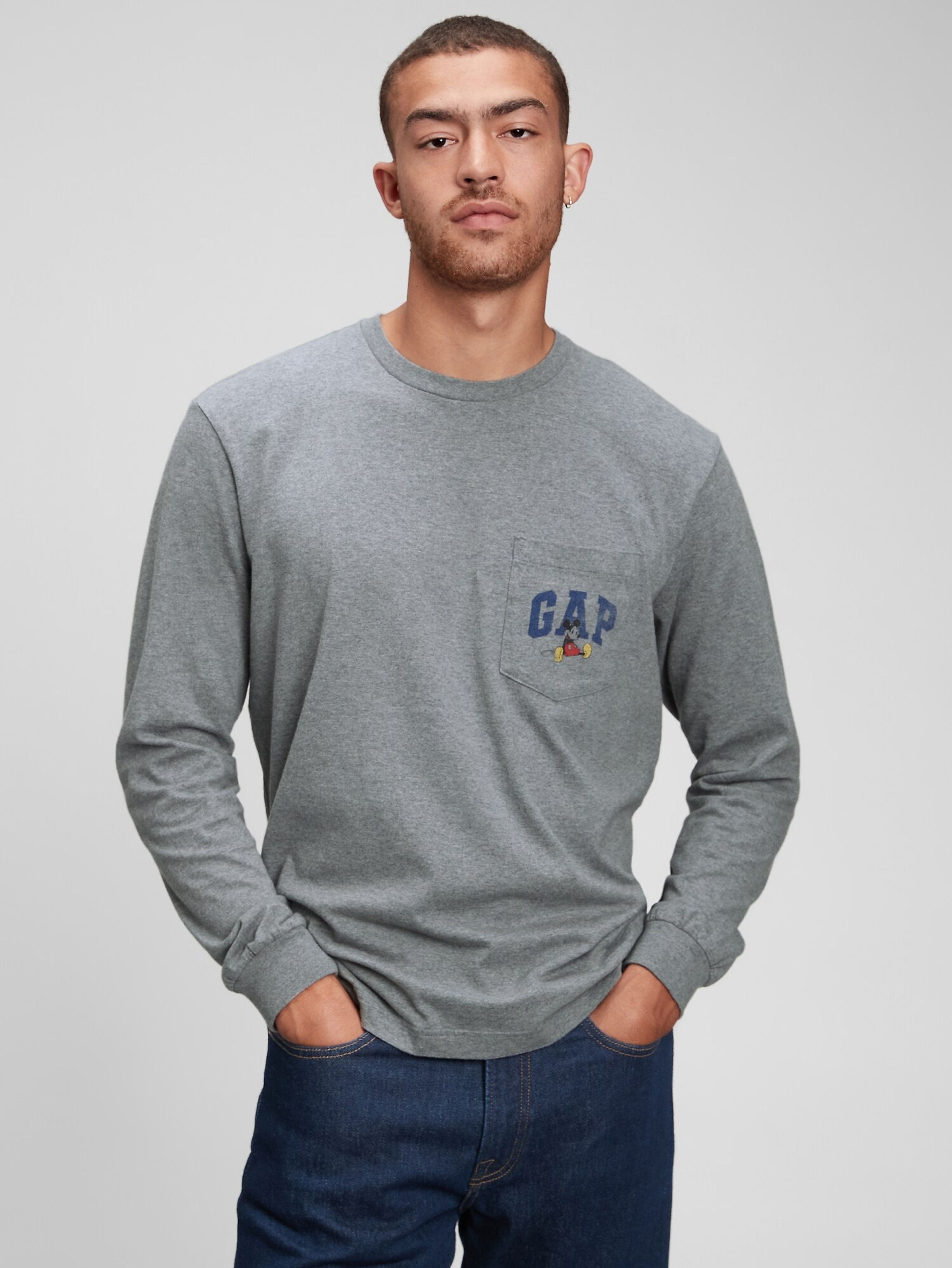 T-shirt Unisex Logo z bawełny organicznej, Gap & Disney