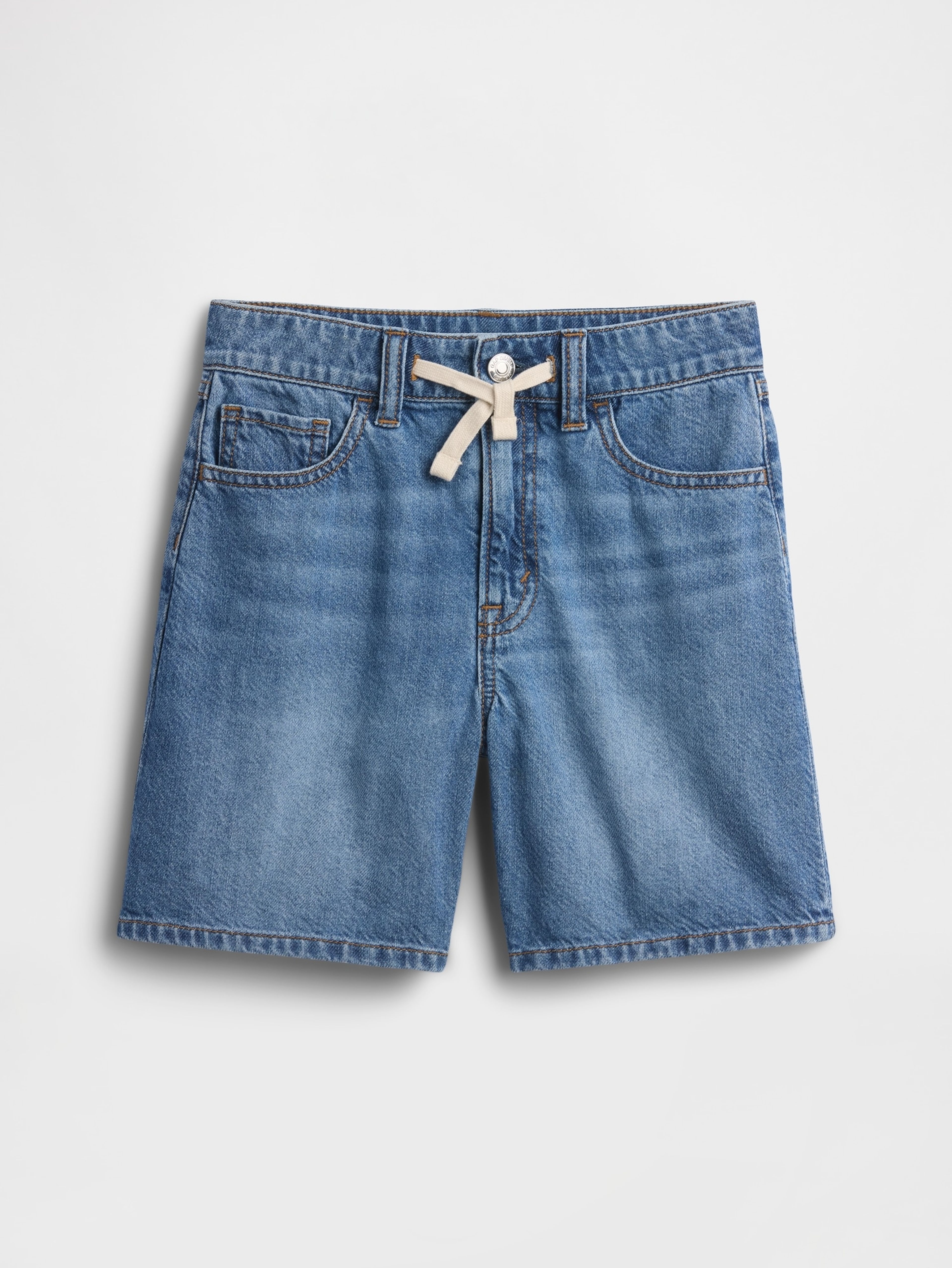 Dětské džínové kraťasy Mid Rise Drawstring