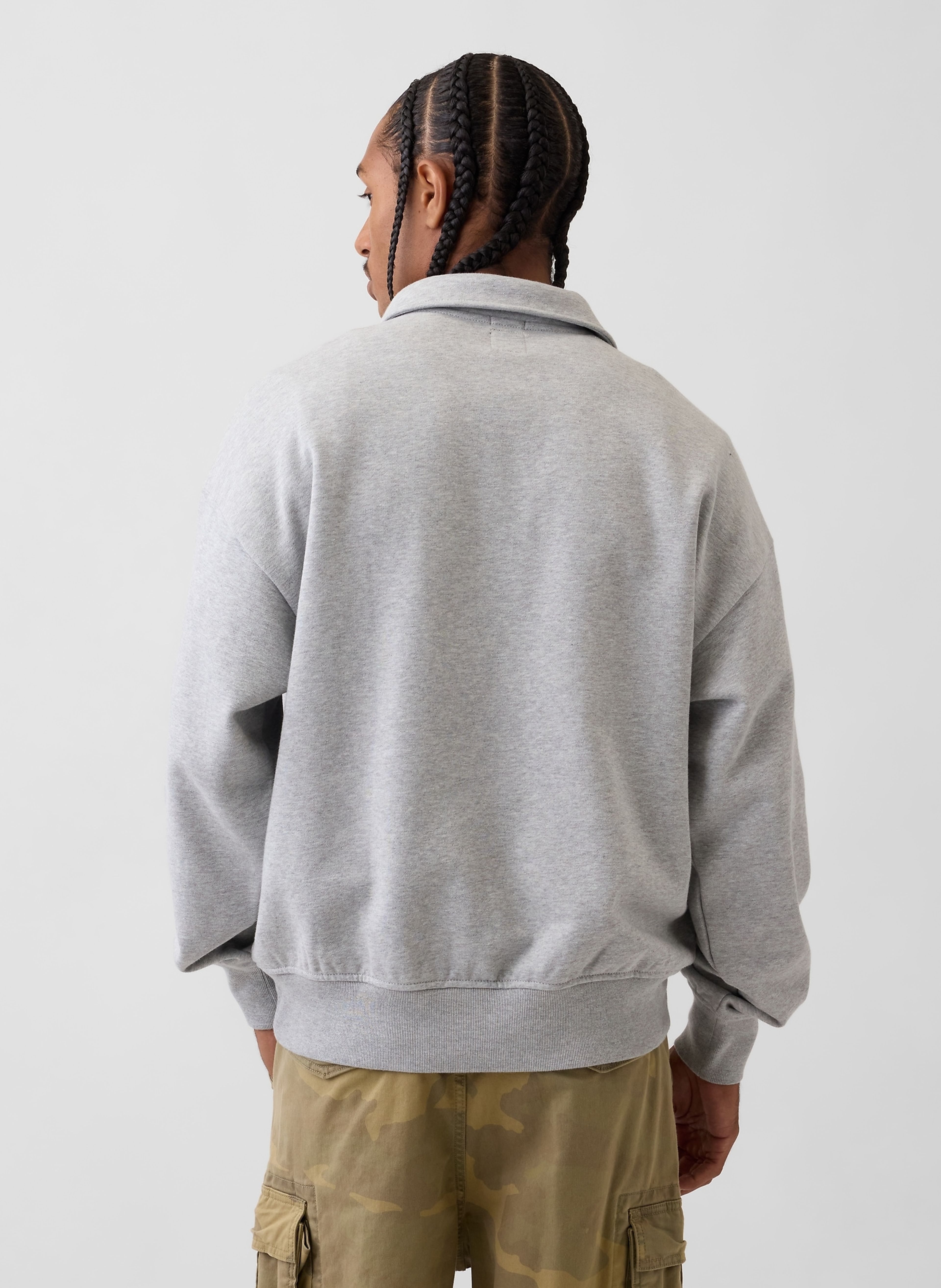 Oversize mikina Heavyweight s logem - 003