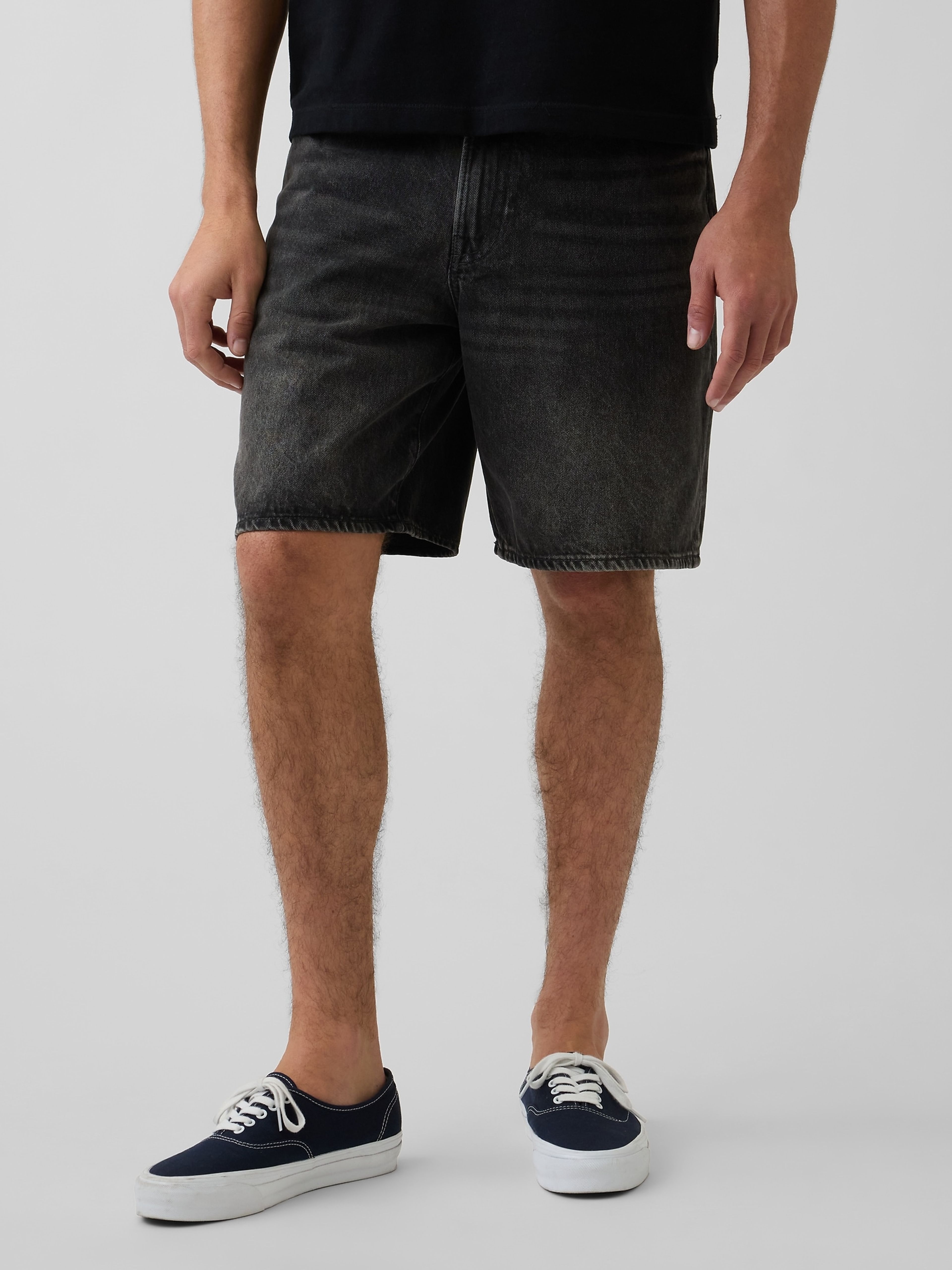 Shorts baggy in denim - 002
