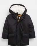 Dětská zimní bunda parka-Černá - 001