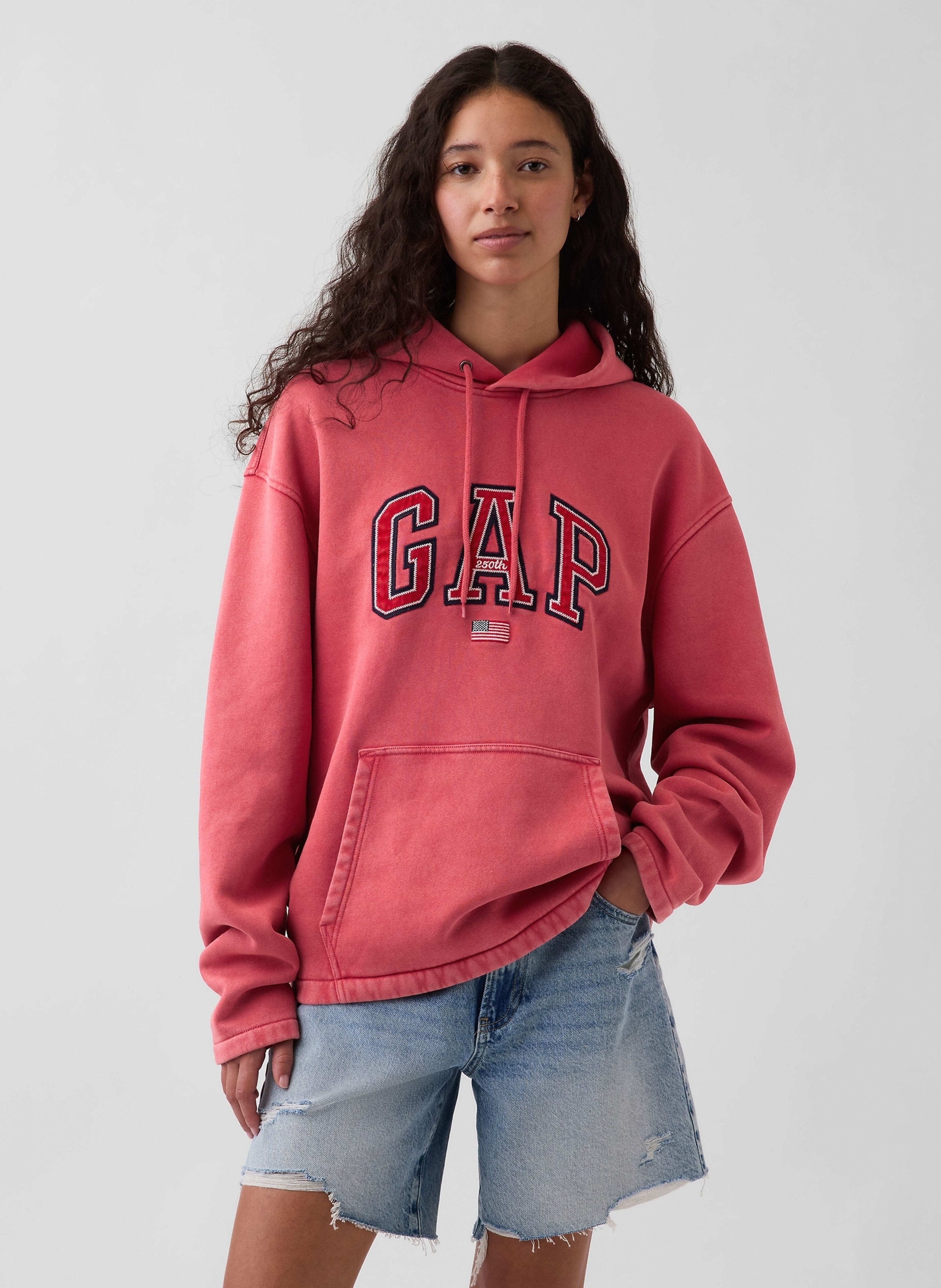 Oversize Sweatshirt Americana VintageSoft unisex mit Logo - 005