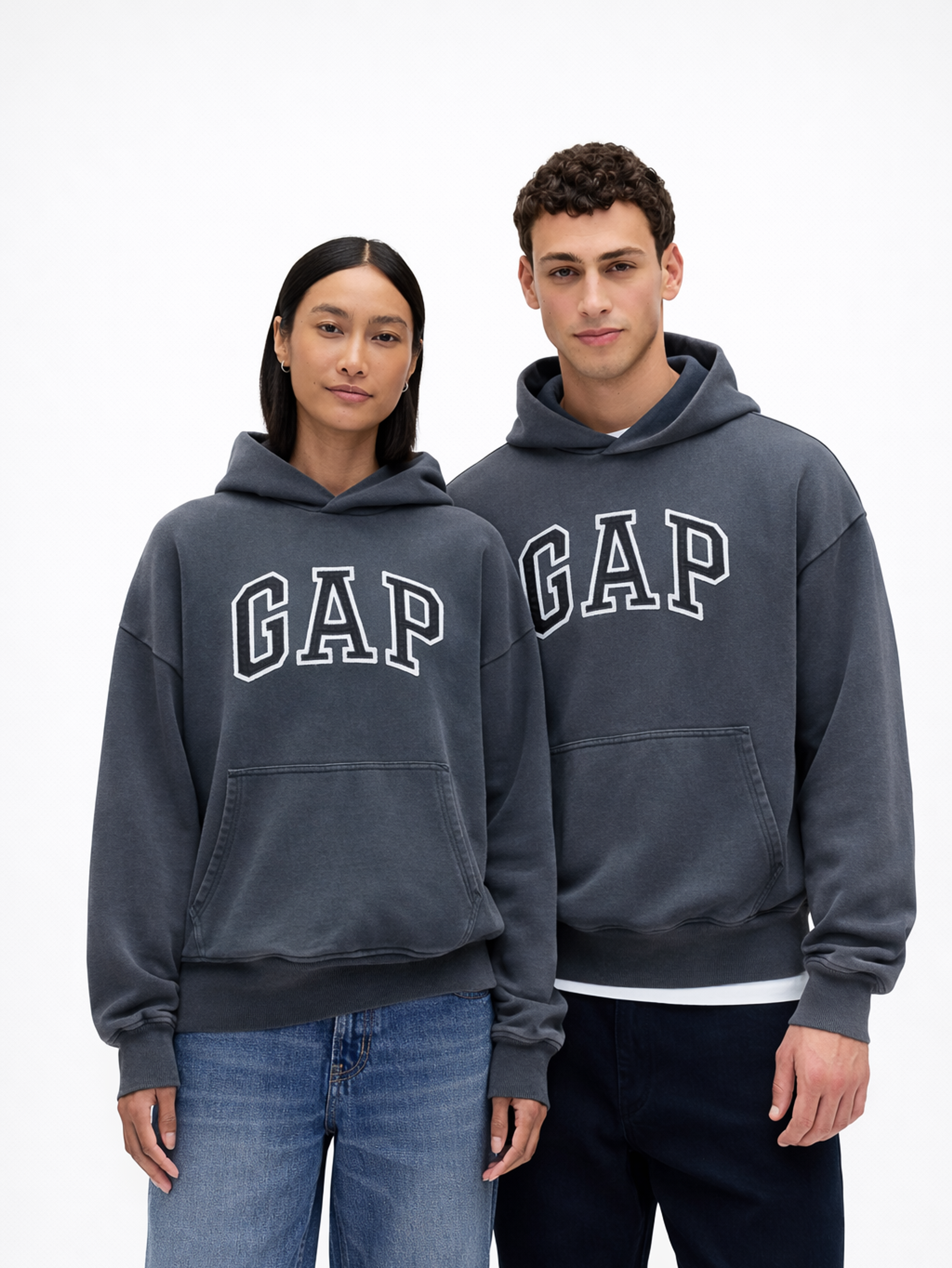 Bluza oversize z kapturem Unisex Logo Heavyweight