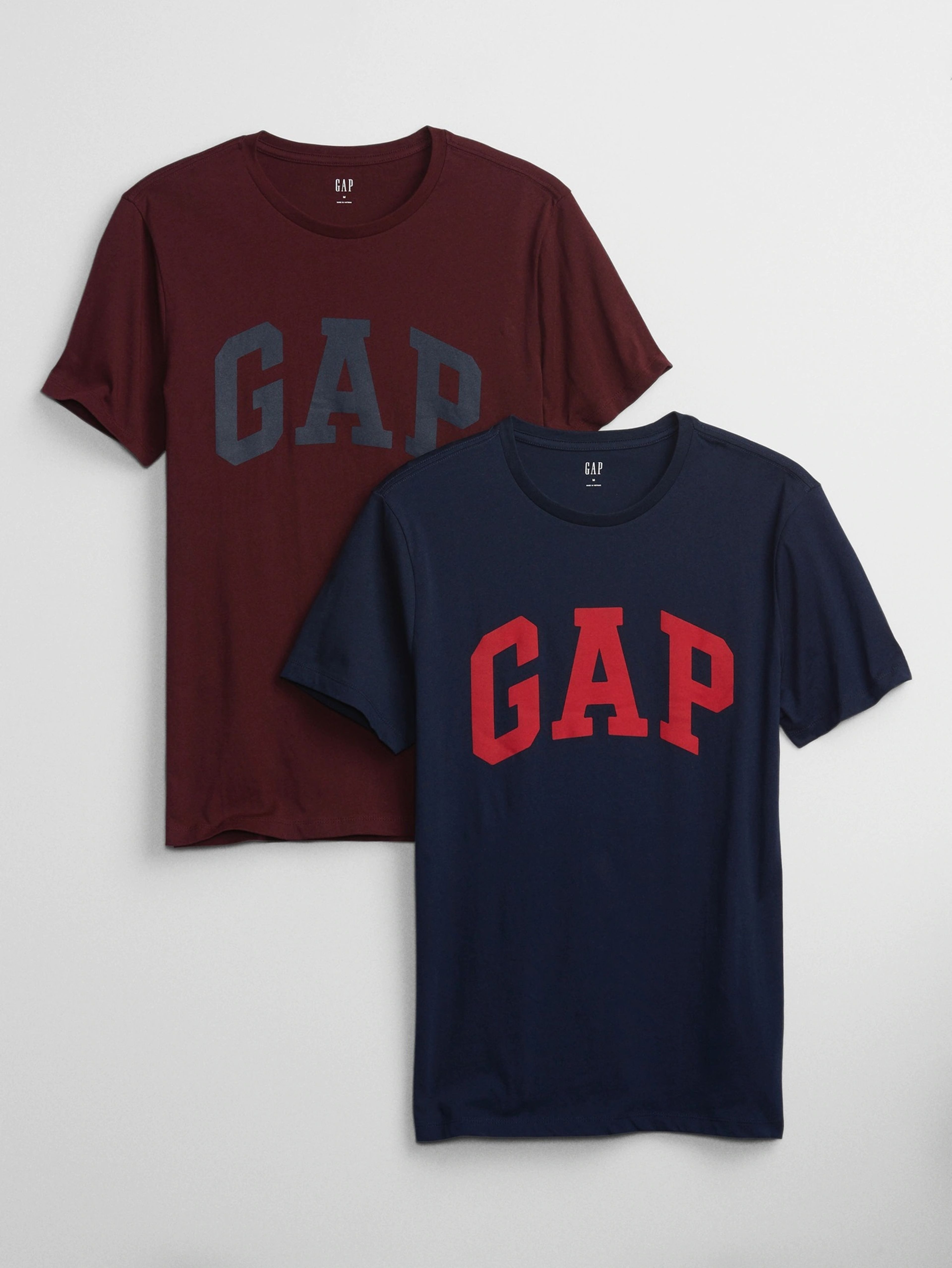 T-shirt logo GAP basic arch, 2 szt.