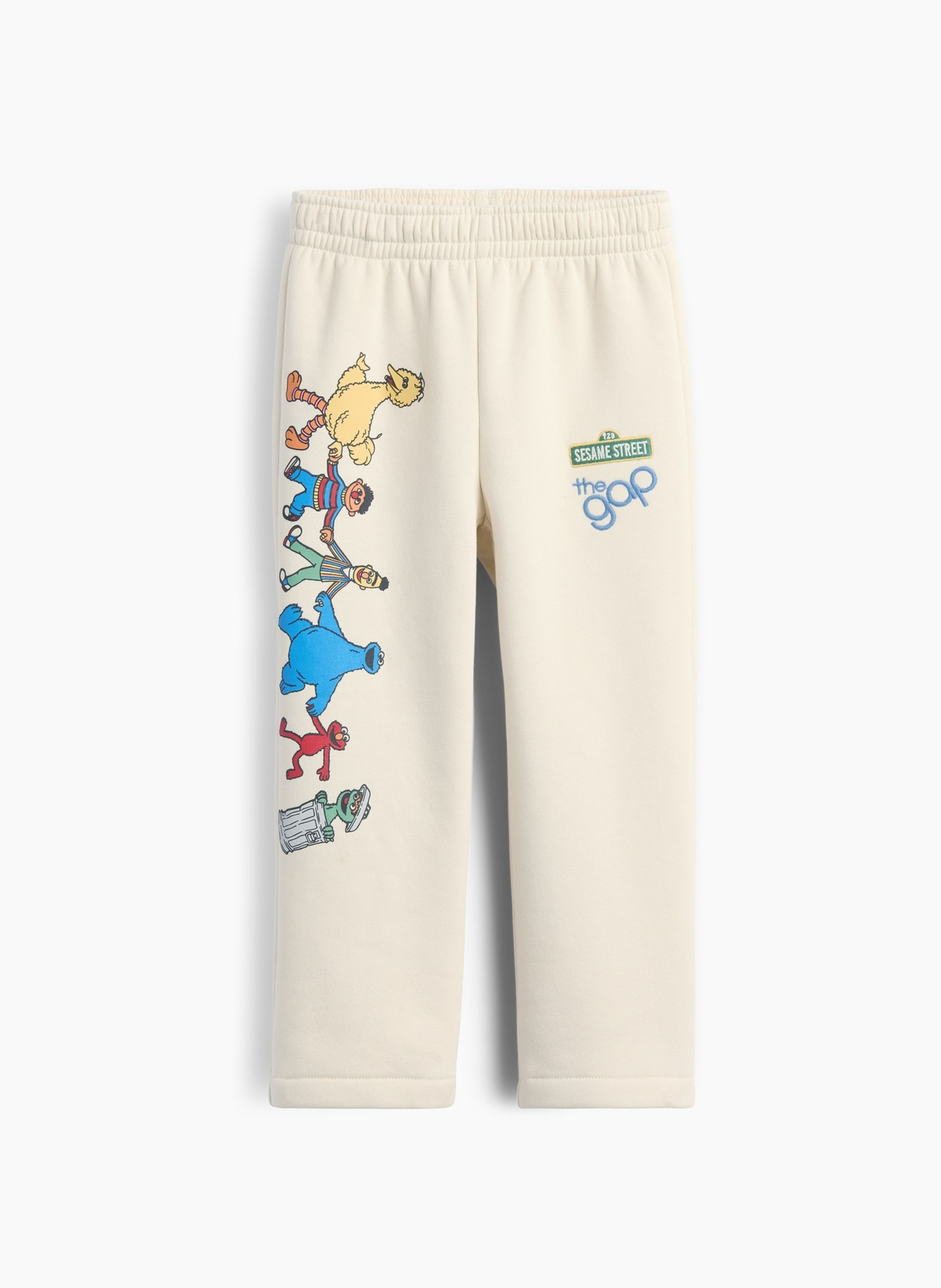 Baby spodnie dresowe Gap & Sesame Street VintageSoft - 002