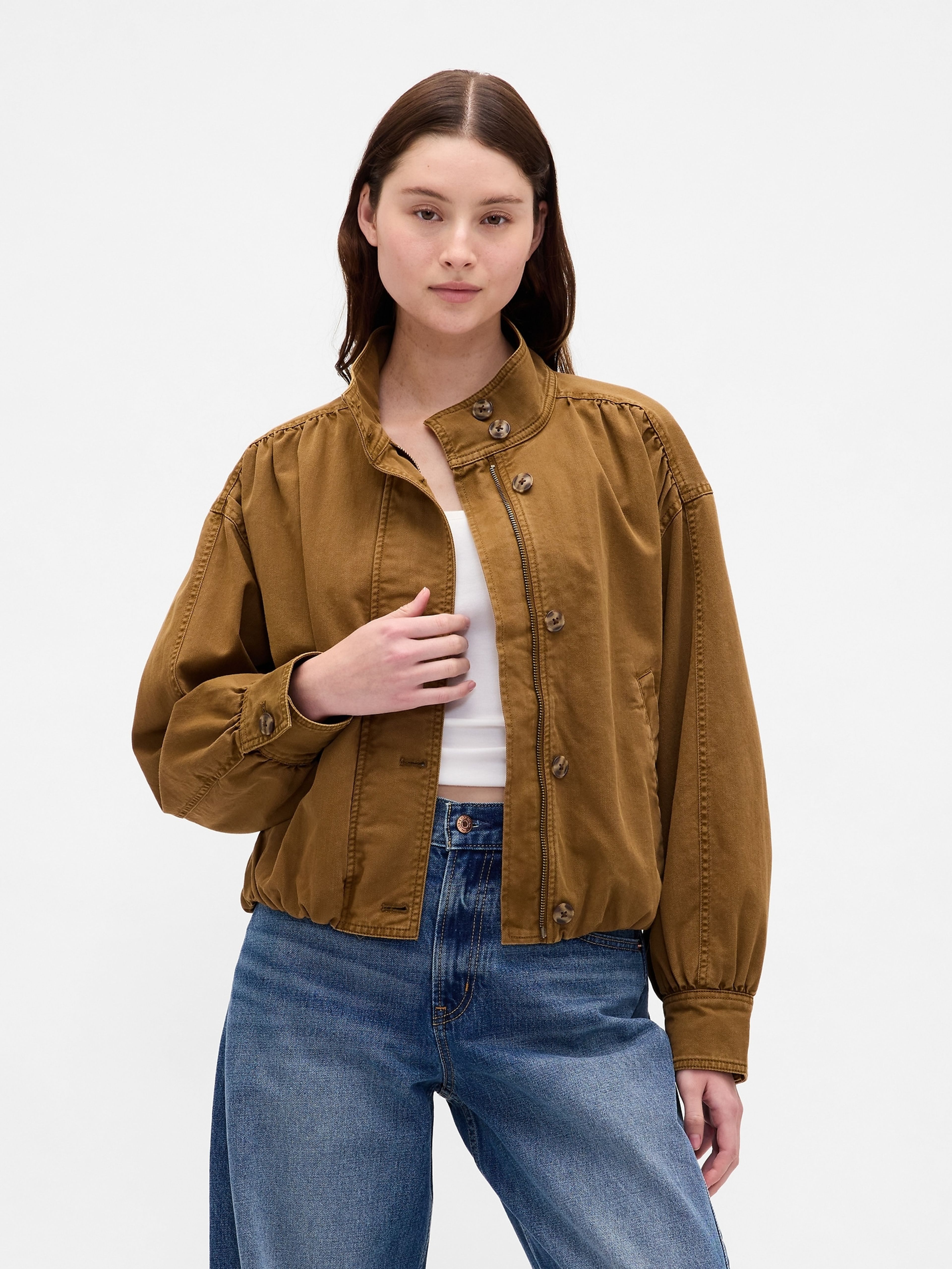 Damen-Oversize-Leichtjacke