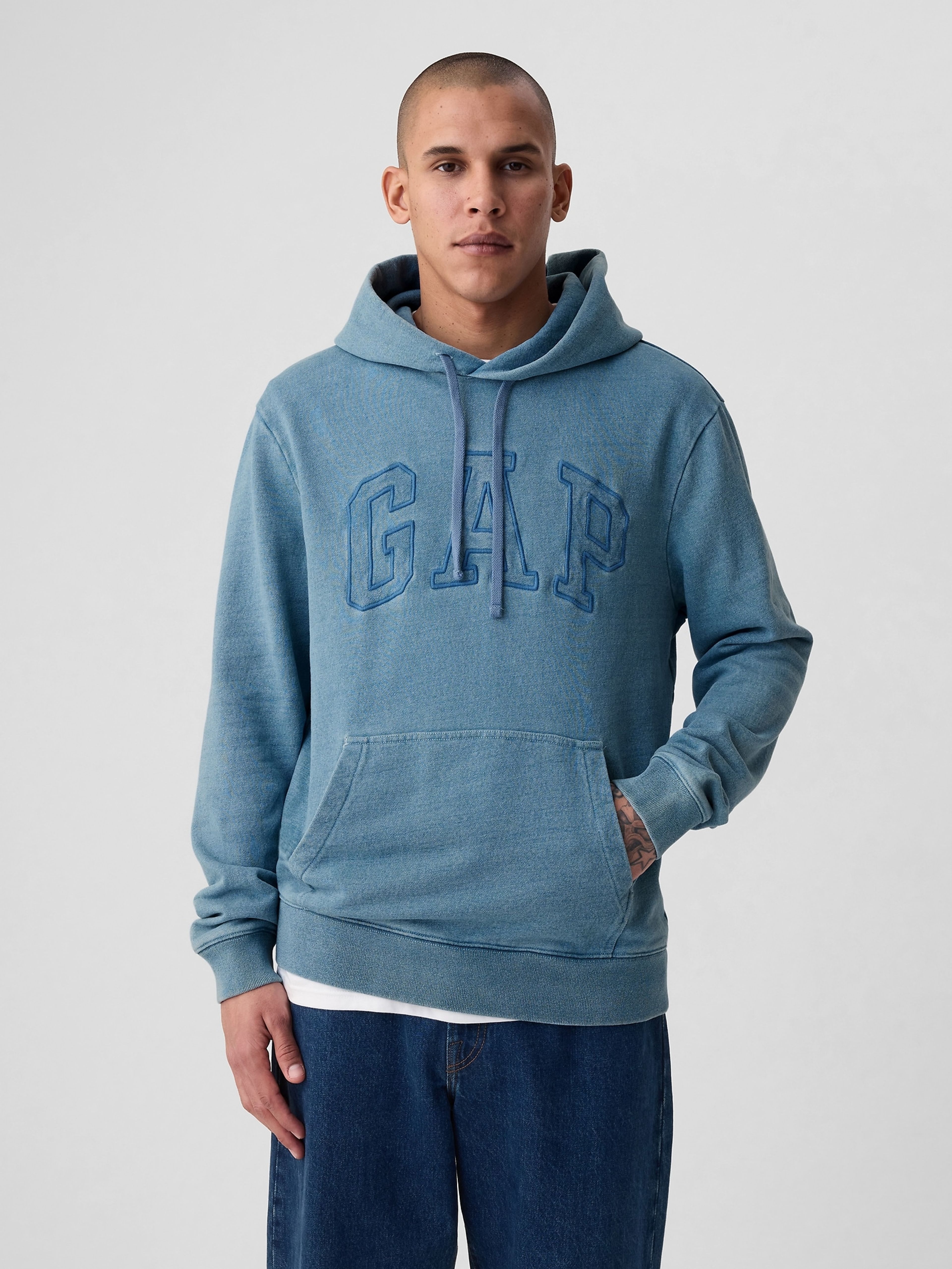 Sweatshirt mit Logo und Kapuze