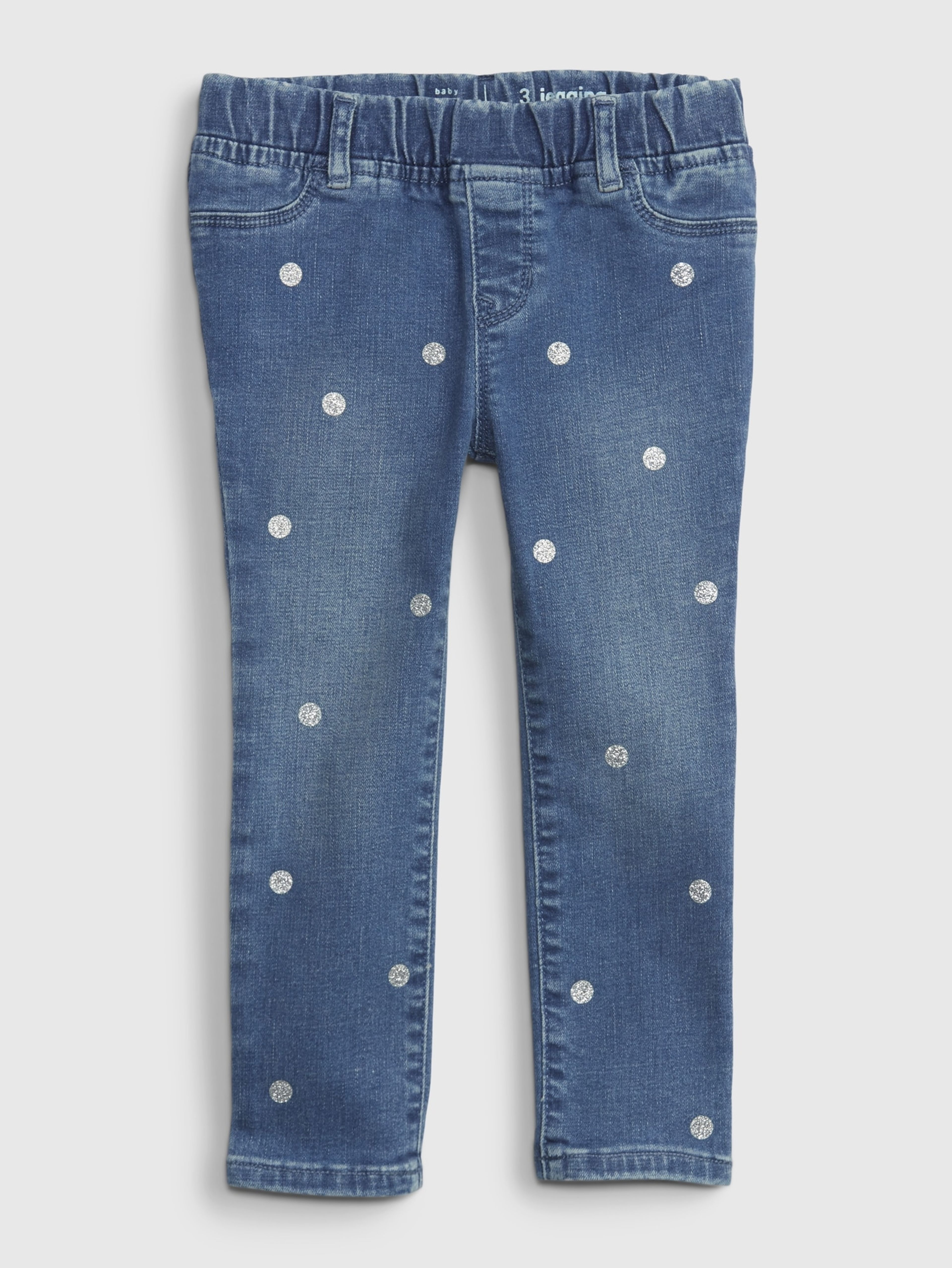 Stretch-Jeans für Kinder mit Polka Dots